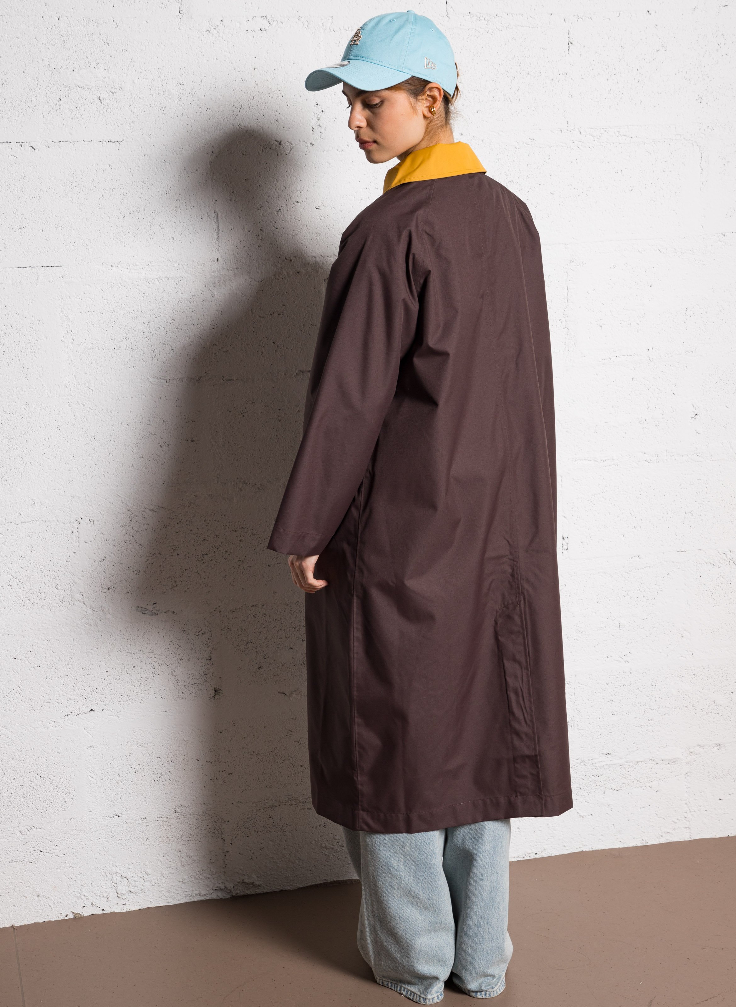 Long trench coat THE TINY BIG SISTER Black