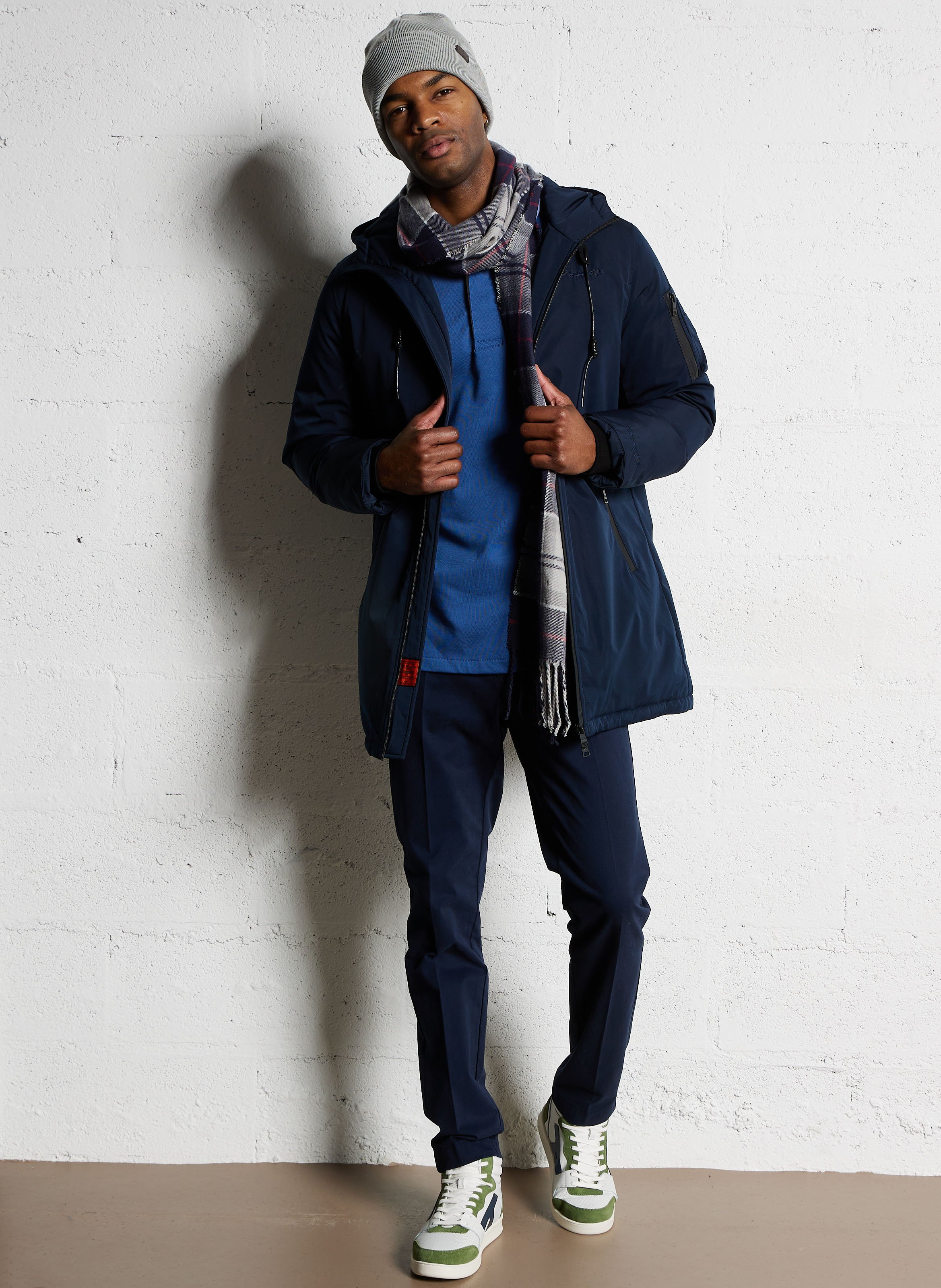 Chinohose aus Baumwoll-Mix HACKETT Blau