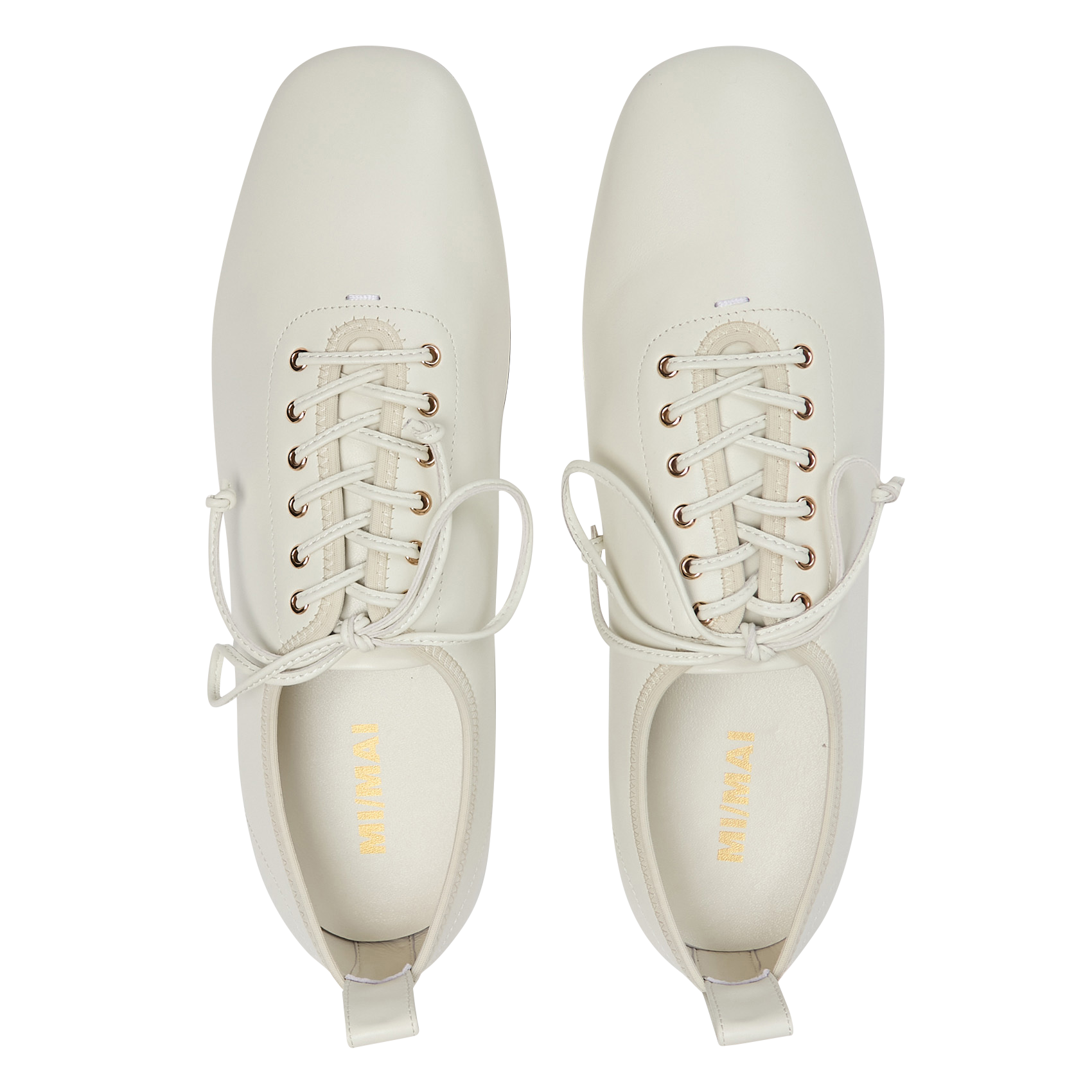 Derbies en cuir MI/MAI Blanc