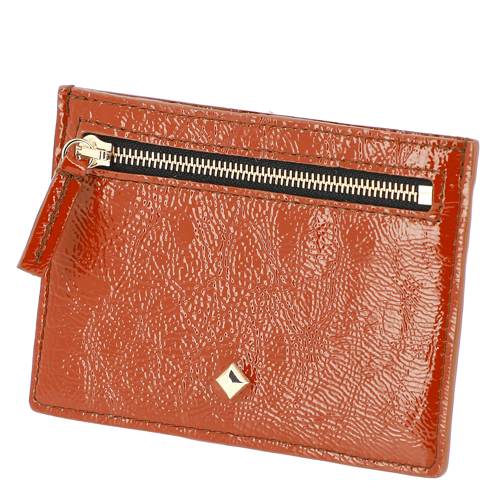 Leren portemonnee HERBERT FRERE SOEUR Oranje