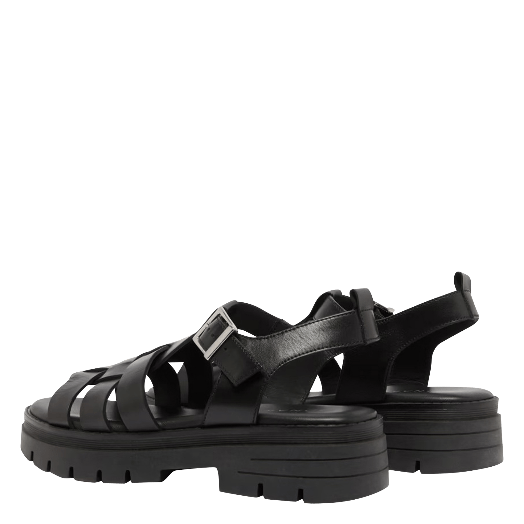 Sandales à talons en cuir JONAK Noir