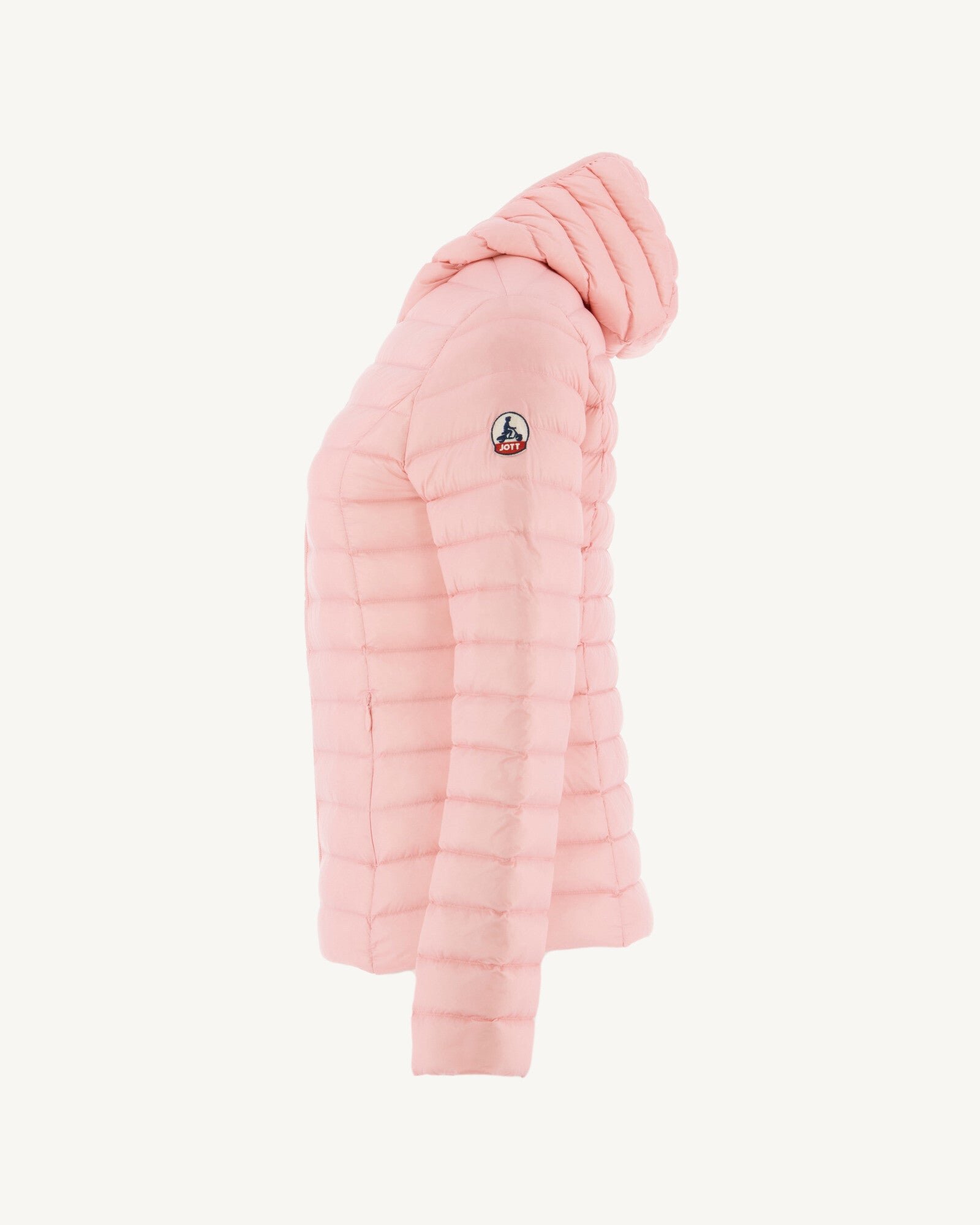 Lightweight hooded puffer jacket Cloe JOTT Pink