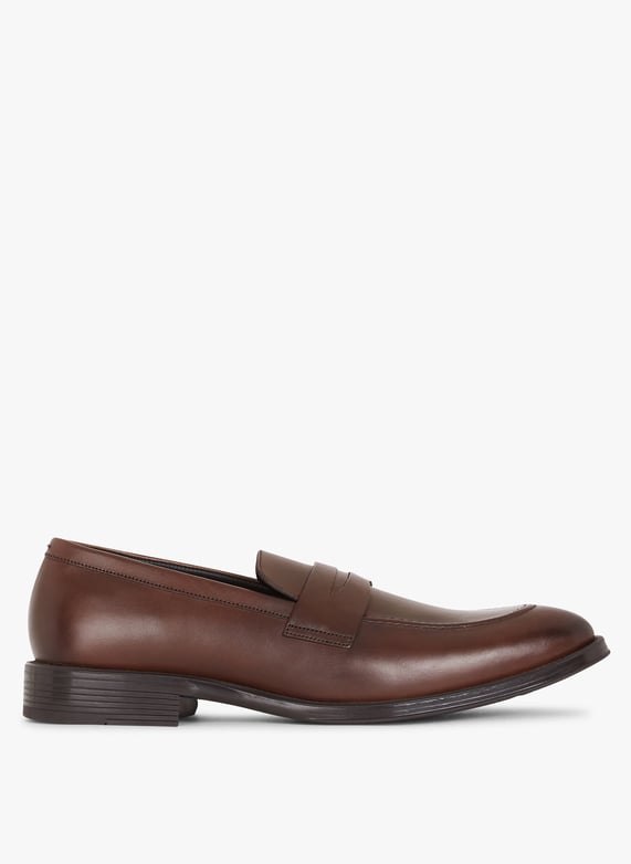Solid leather moccasins Dark brown Paul smith Men Place des