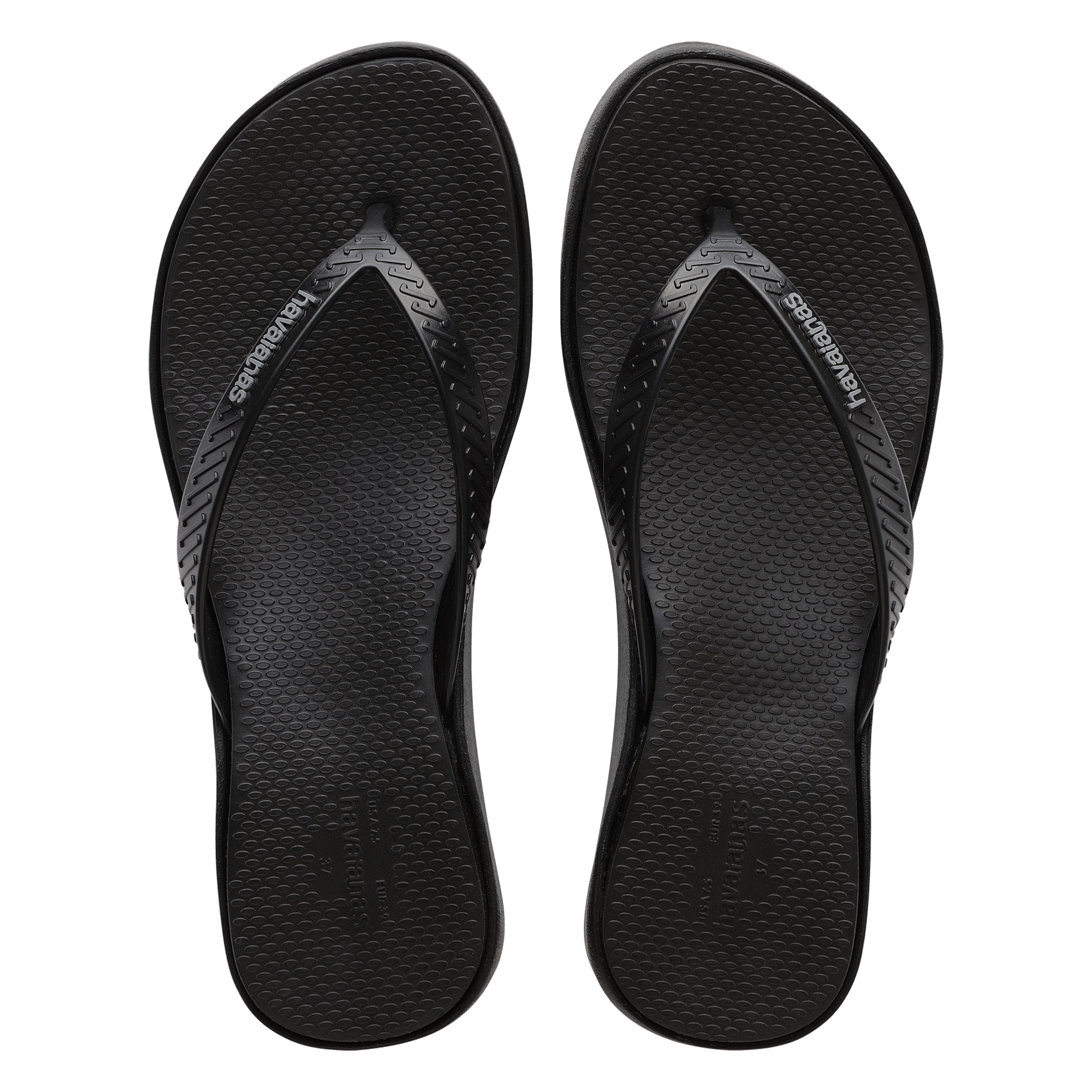 High platform flip-flops HAVAIANAS Black