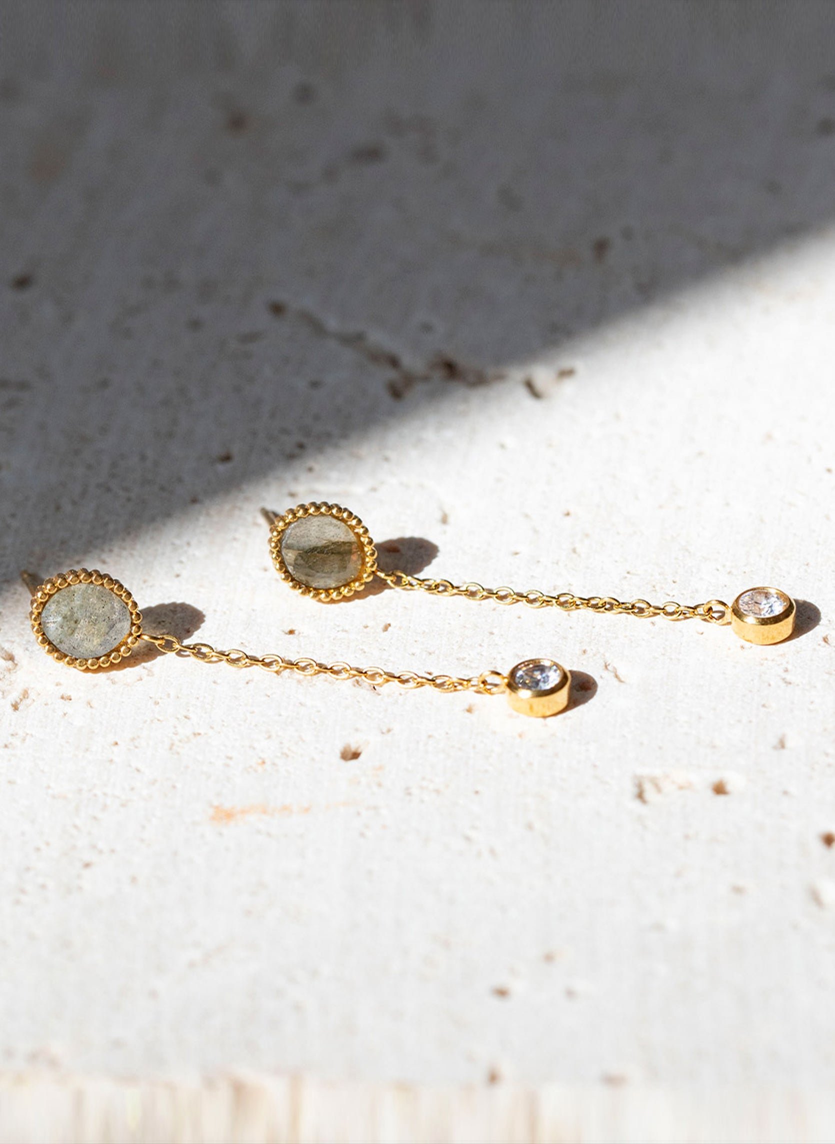 CLIO - Stainless steel earrings for pierced ears AEC Paris Grey