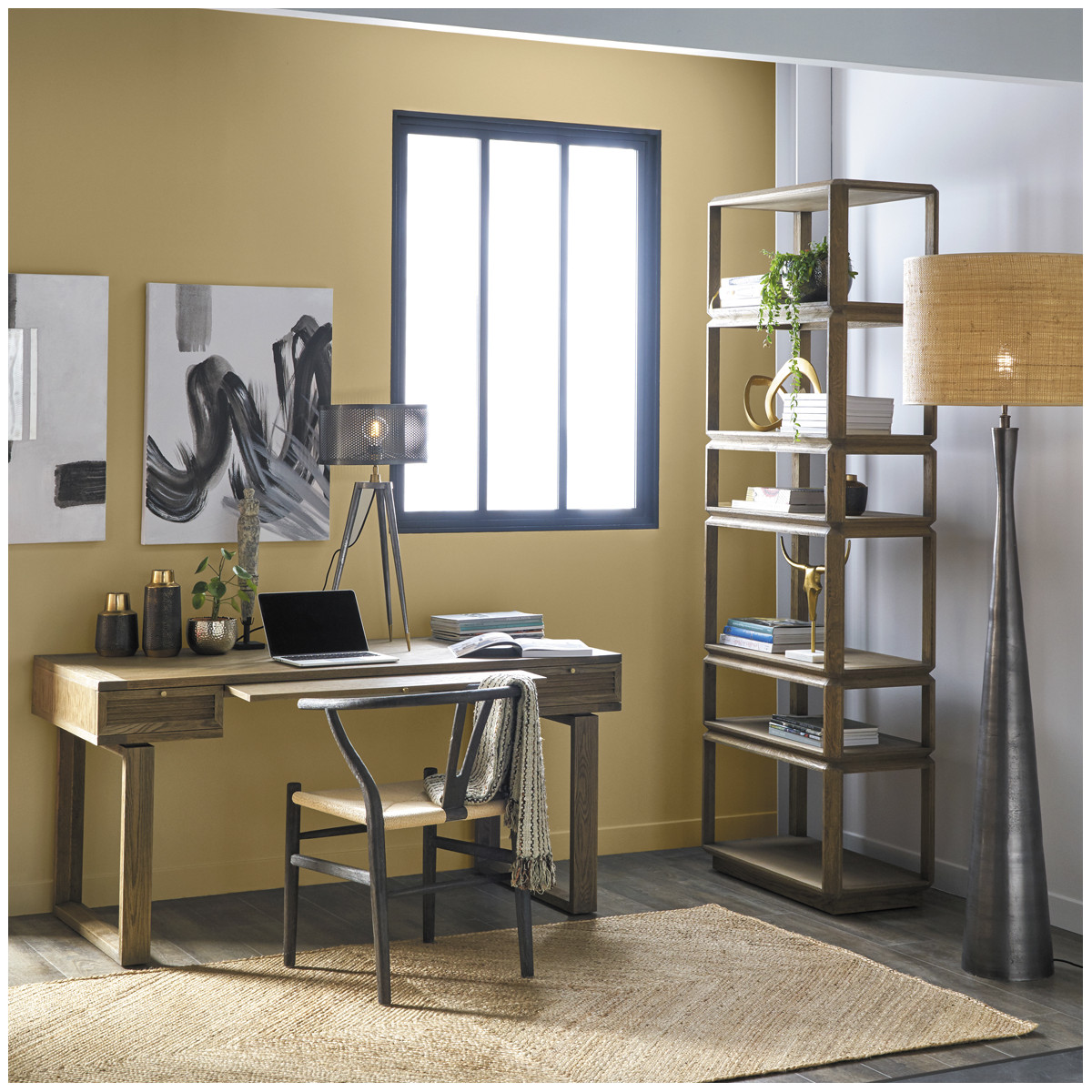 Jute rug BLANC D'IVOIRE Beige