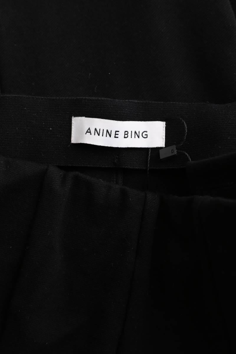 Cotton leggings ANINE BING - Seconde Main Black