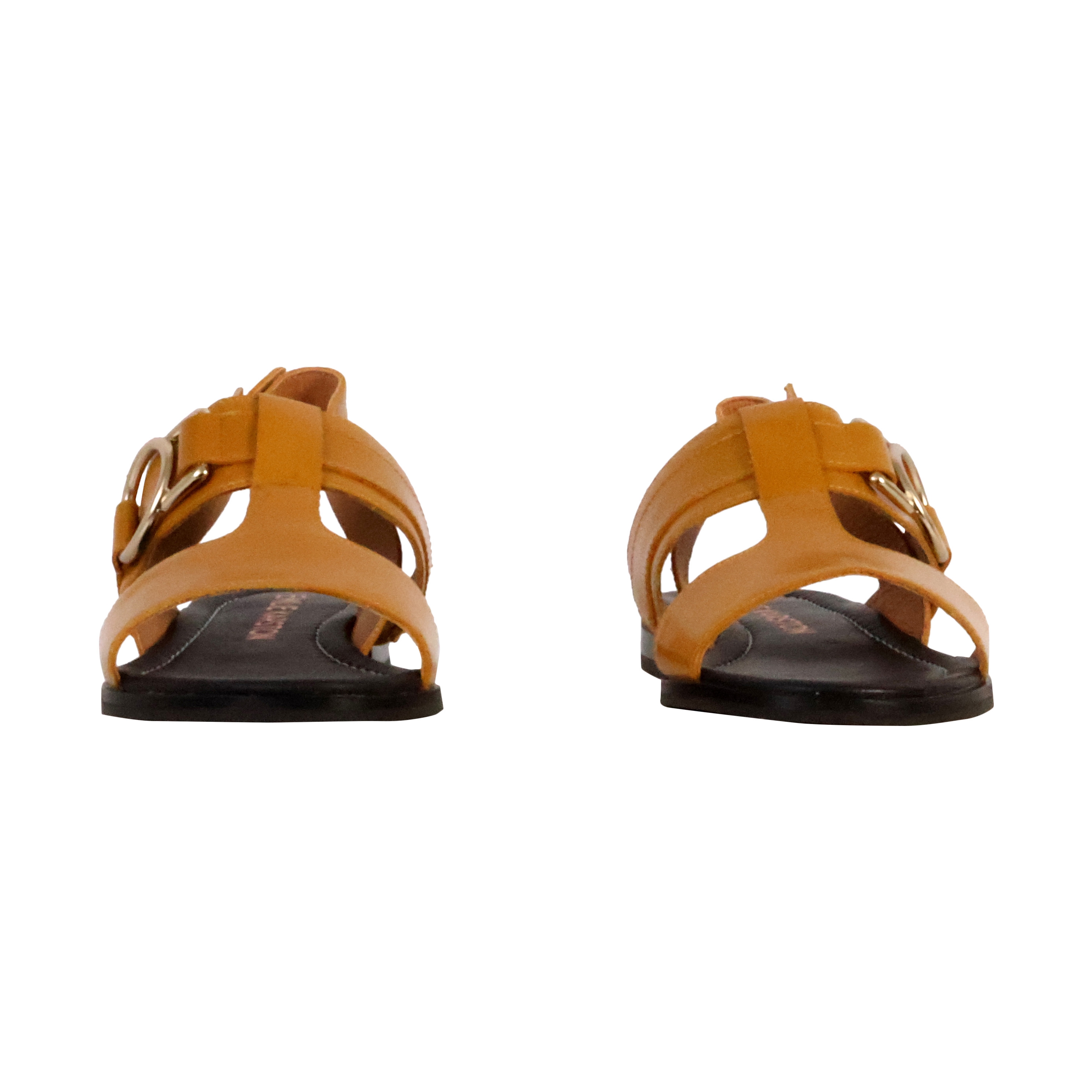 Gretta leather sandals EMILIE KARSTON Brown