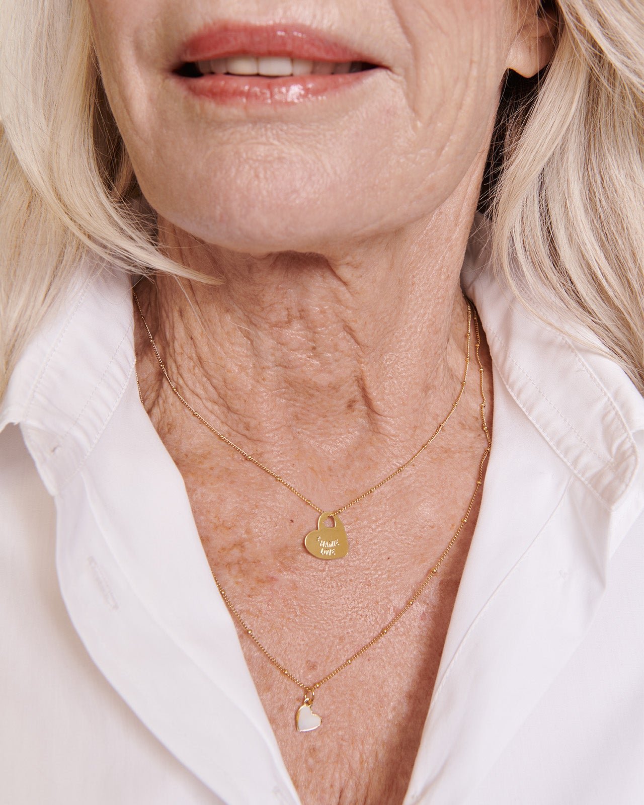 The "Mona Je T'aime" medal - gold-plated with 24-carat fine gold EMOI EMOI Golden