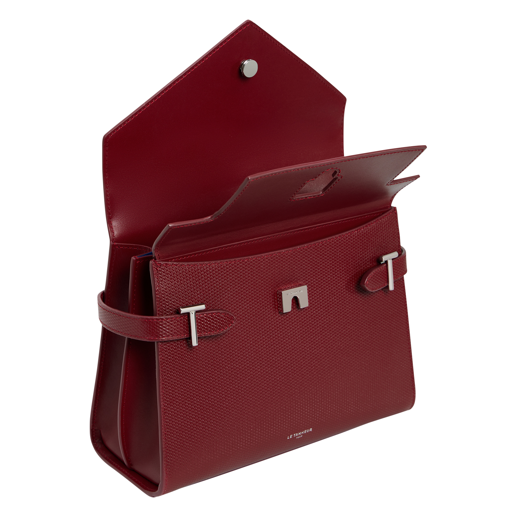 Sac en cuir LE TANNEUR Rouge