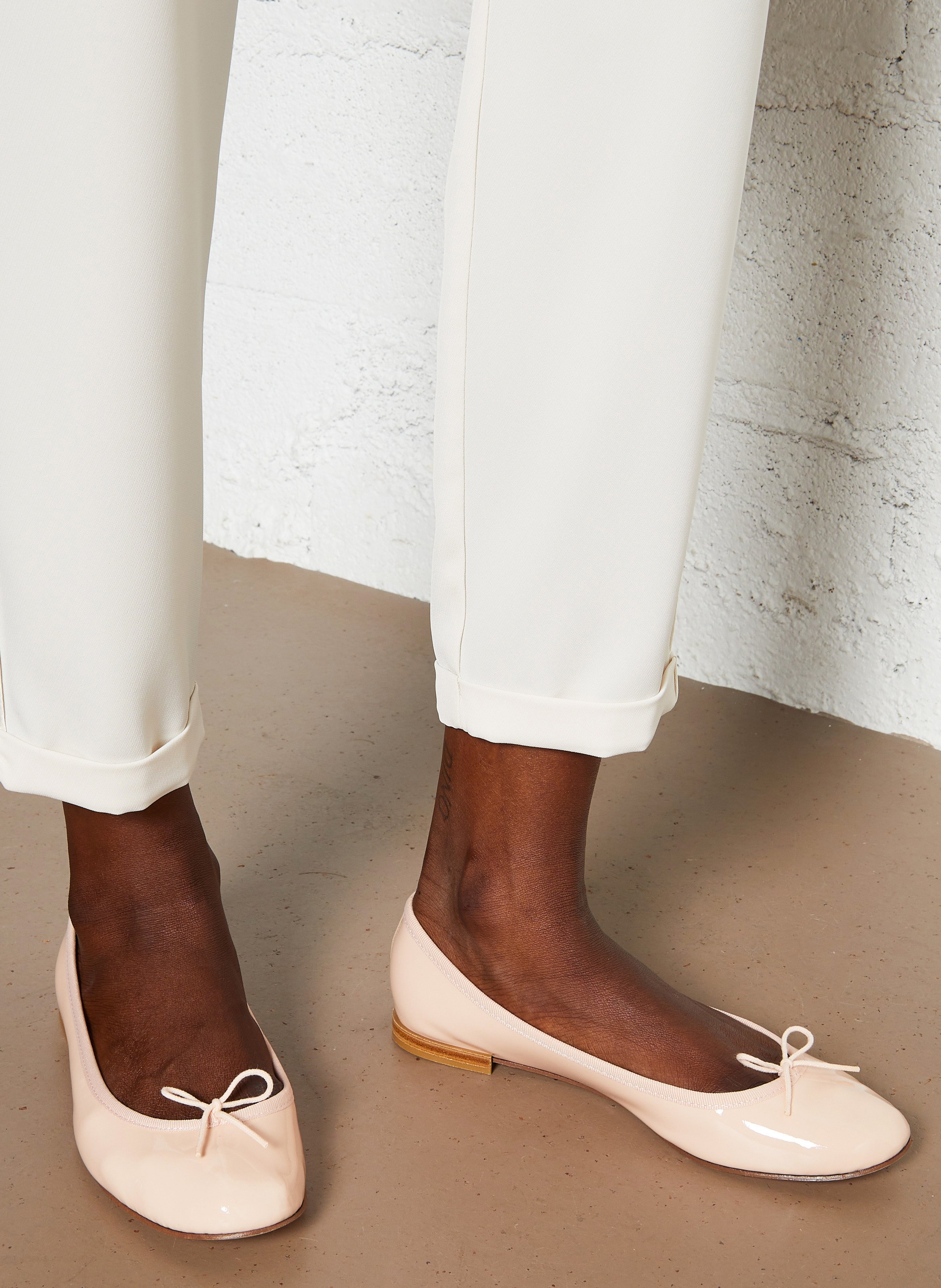 Patent leather ballerinas REPETTO Pink