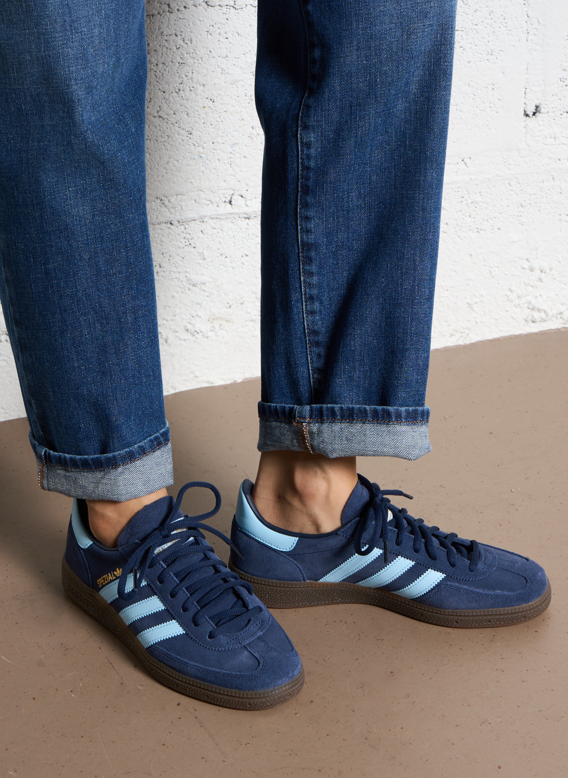 Baskets basses à lacets ADIDAS Bleu