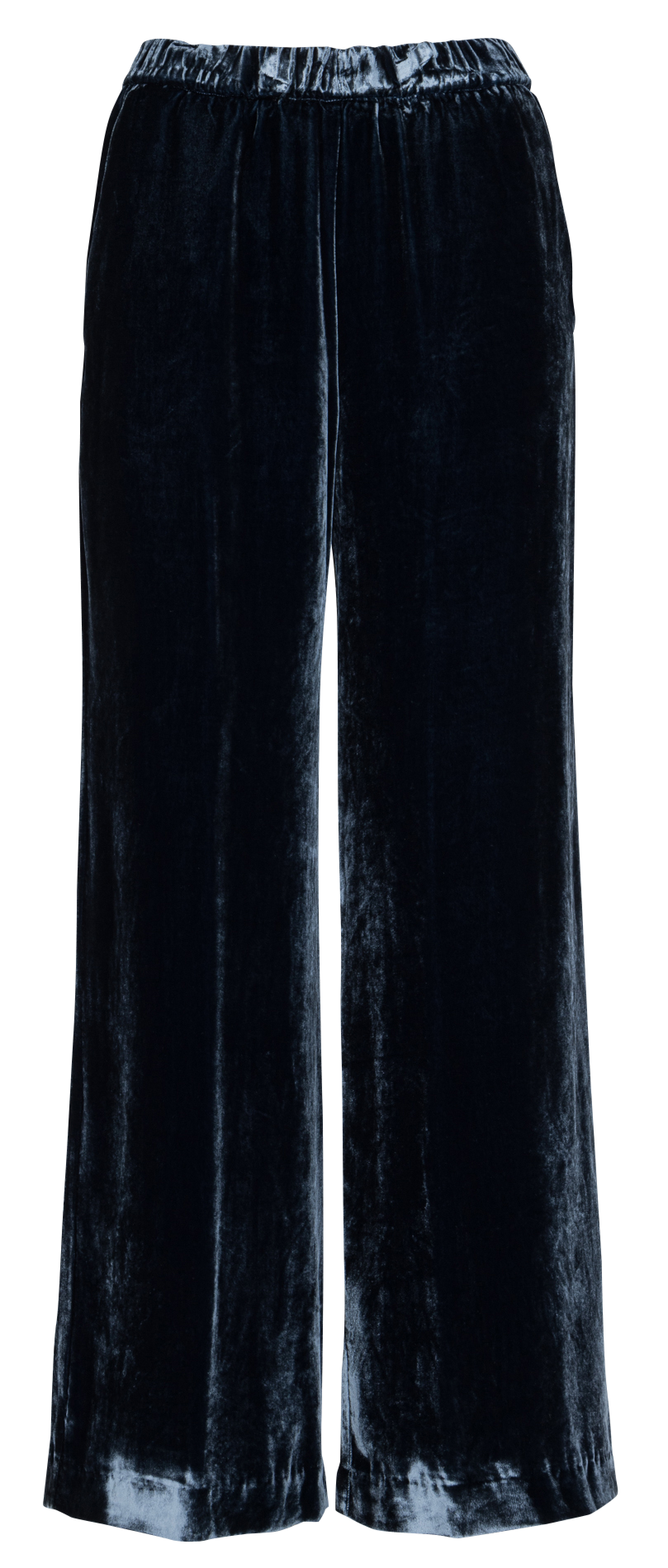 Pantalon large en velours DIEGA Bleu