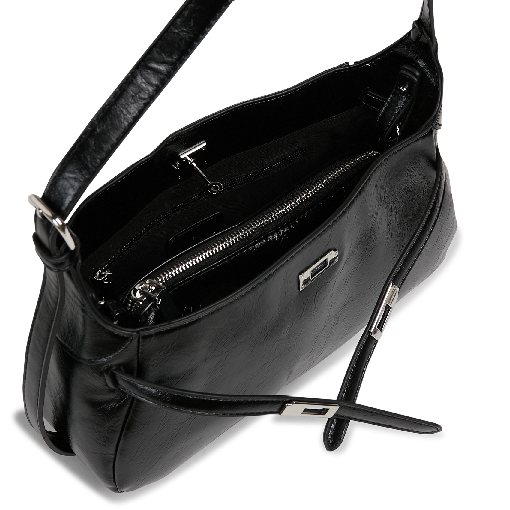 Schoudertas AU PRINTEMPS PARIS Zwart