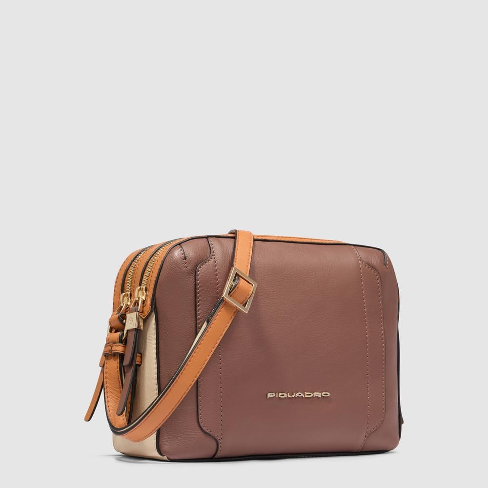 Crossbody Camera Case Style Bag PIQUADRO Brown
