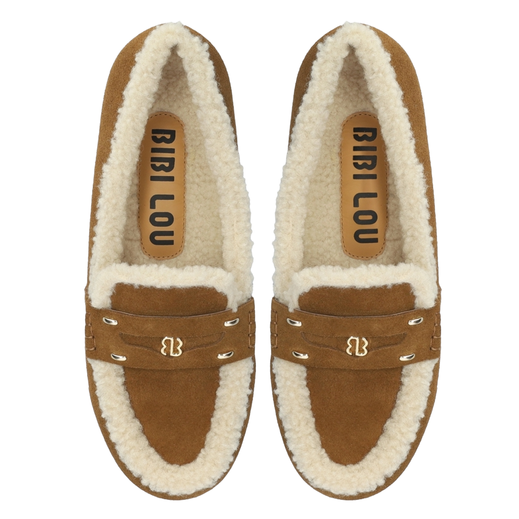 Mocassins en cuir BIBI LOU Marron