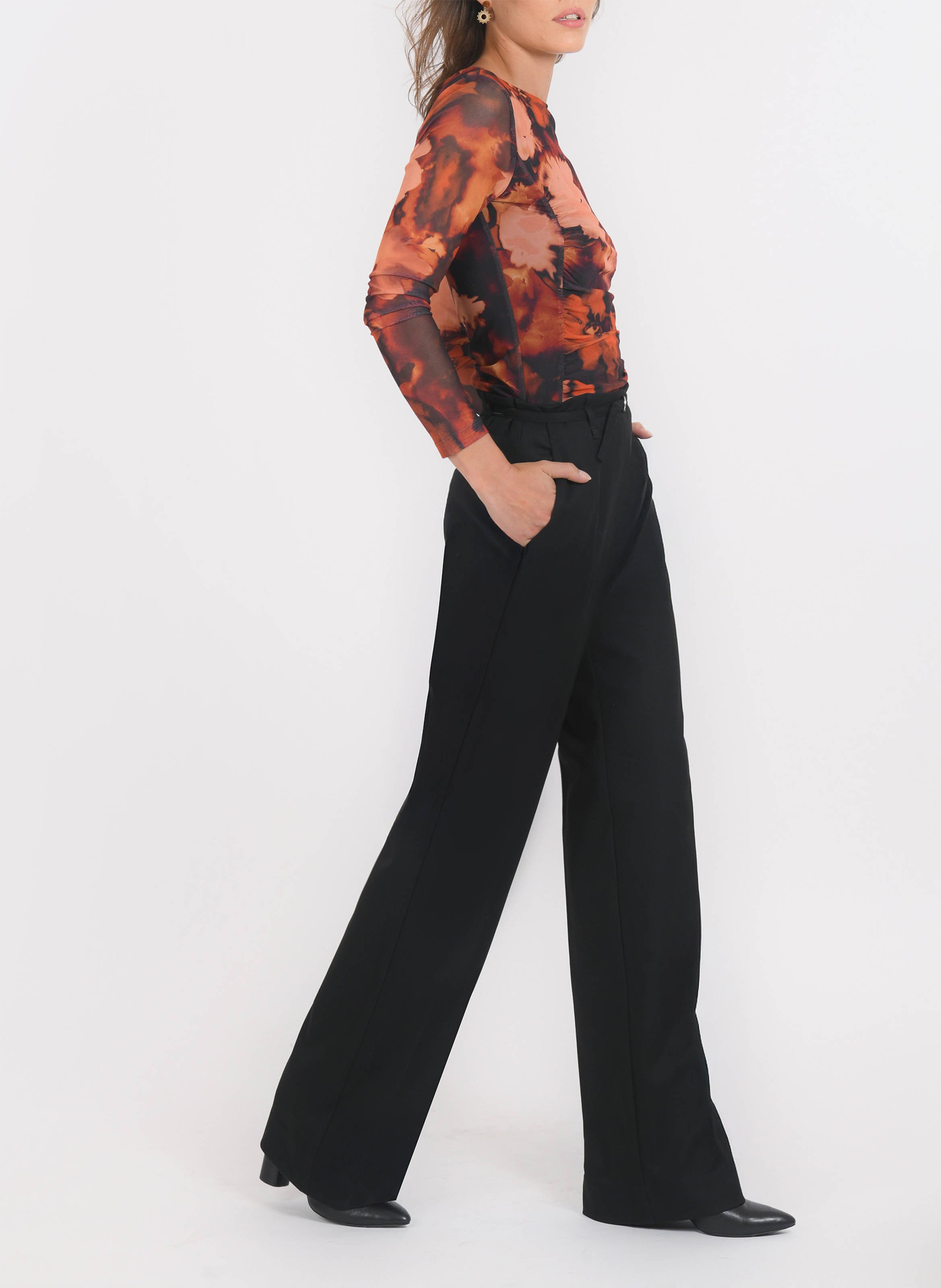 Wide trousers KOOKAI Black