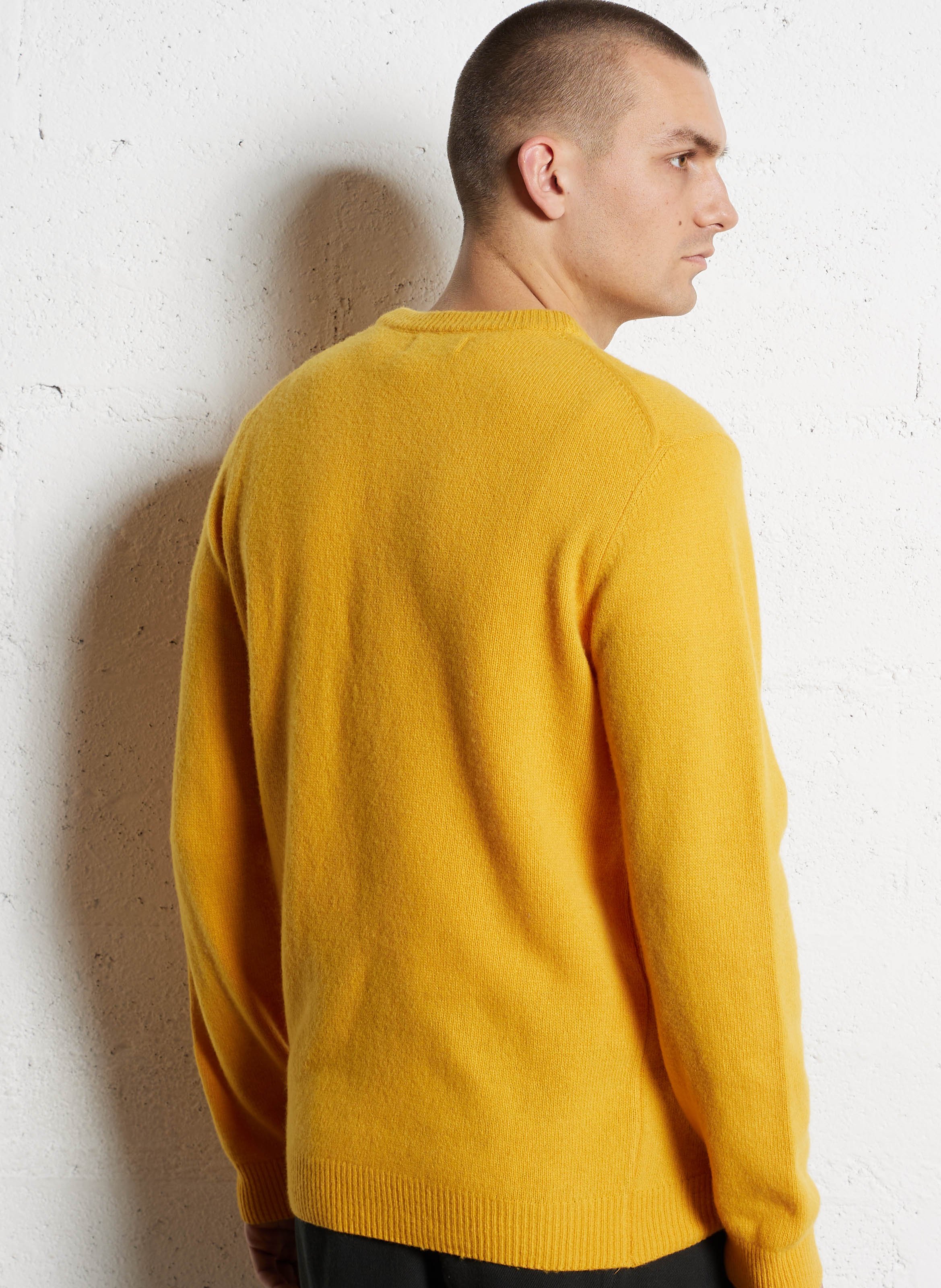 Alpaca wool sweater CASUAL FRIDAY Yellow