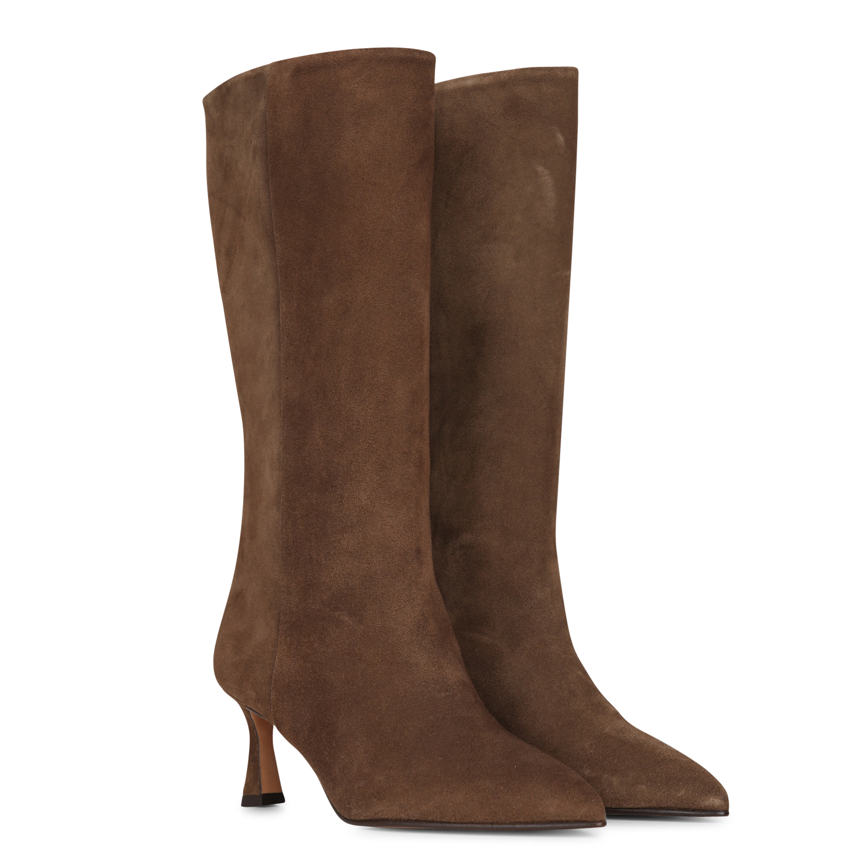 Bottes en cuir velours BOBBIES Marron
