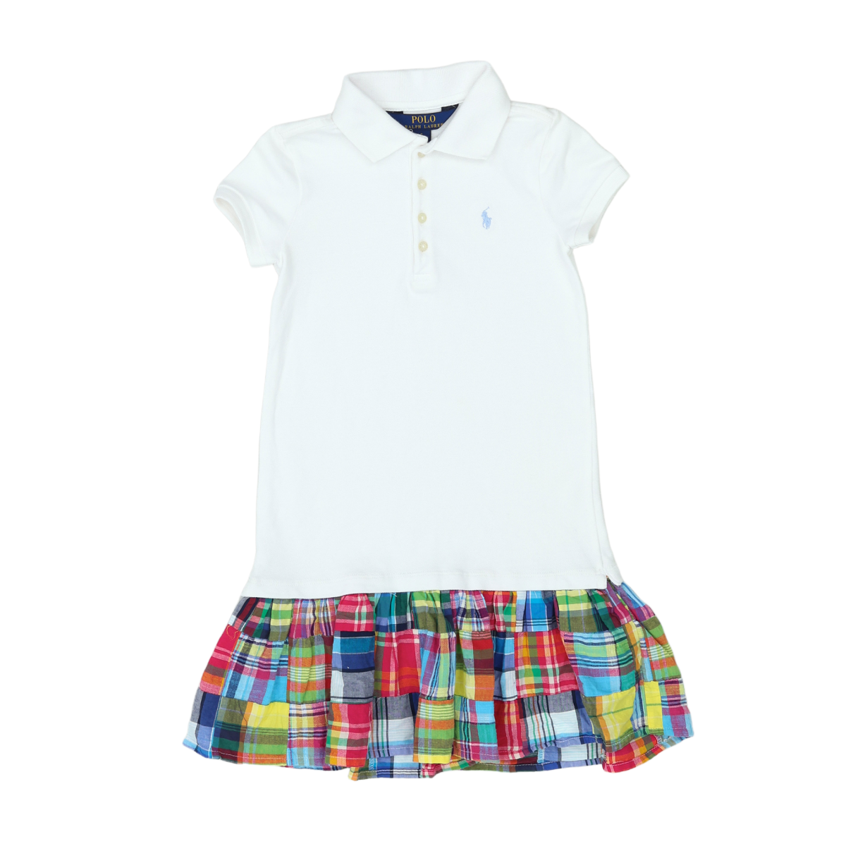 Multicolored child's dress - 5 years POLO RALPH LAUREN - Seconde Main Multicolored