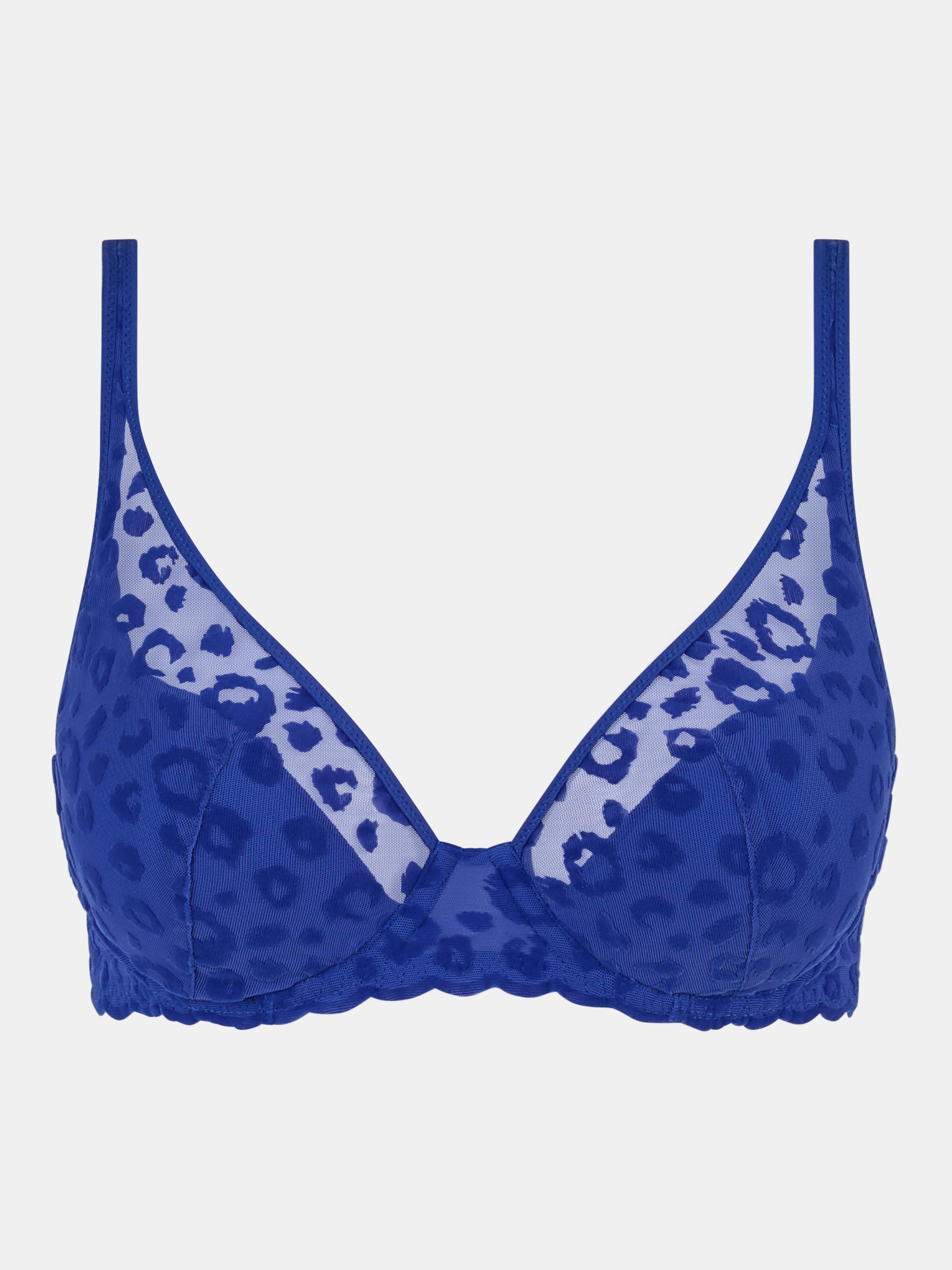 Plunge cup bra CHANTELLE PULP Blue