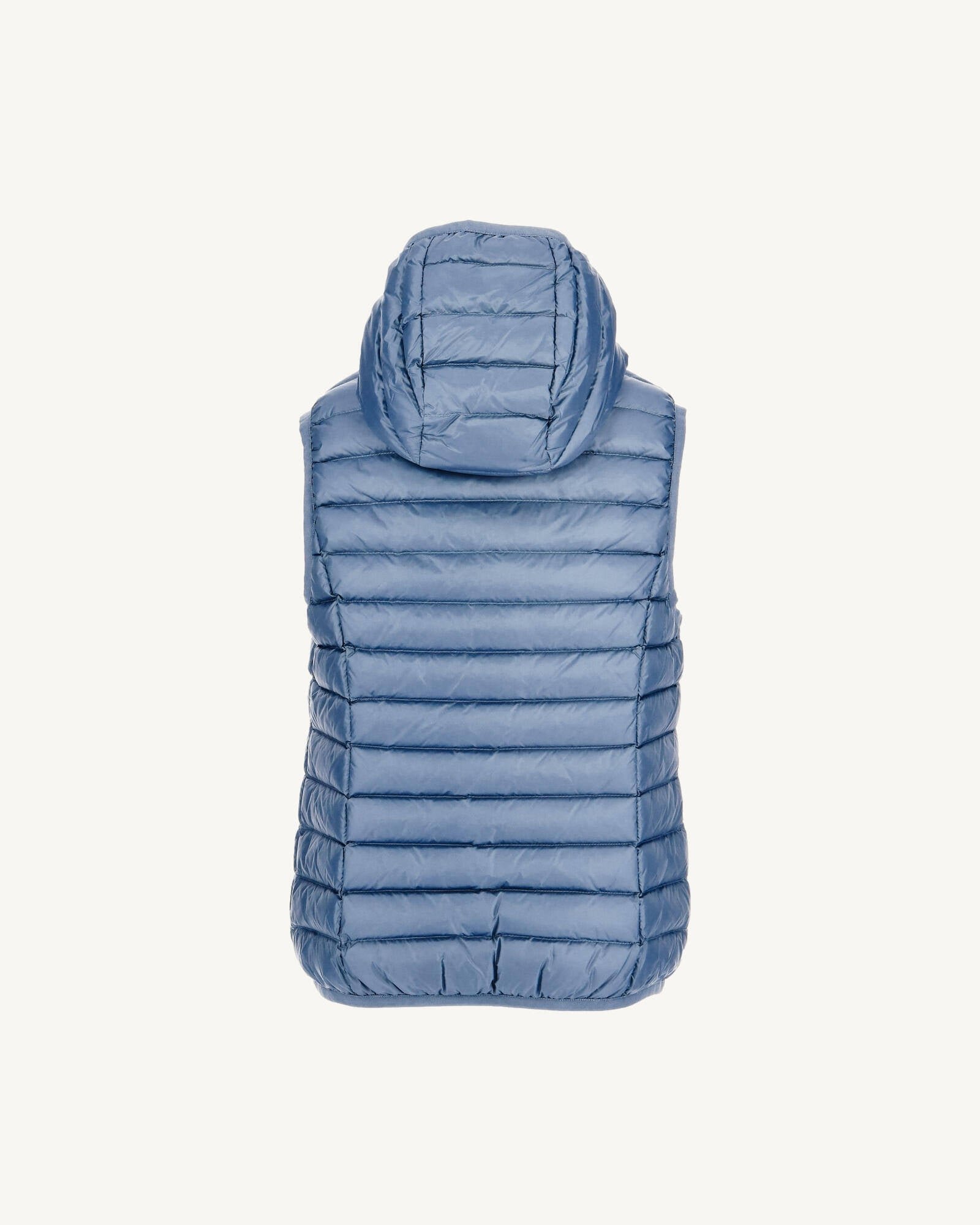 Child's hooded sleeveless puffer jacket djam JOTT Blue