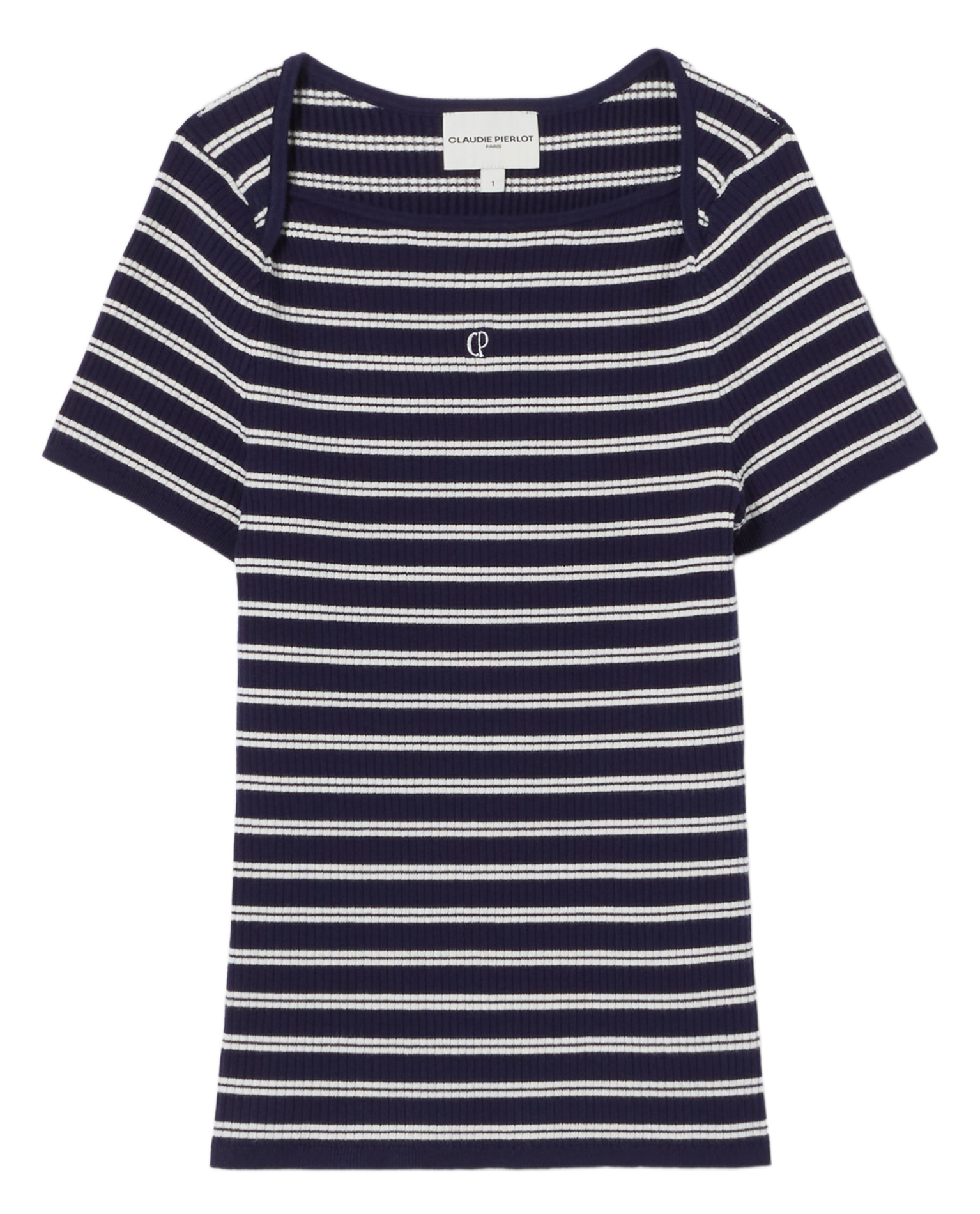 Tee-shirt à rayures CLAUDIE PIERLOT Multicolore