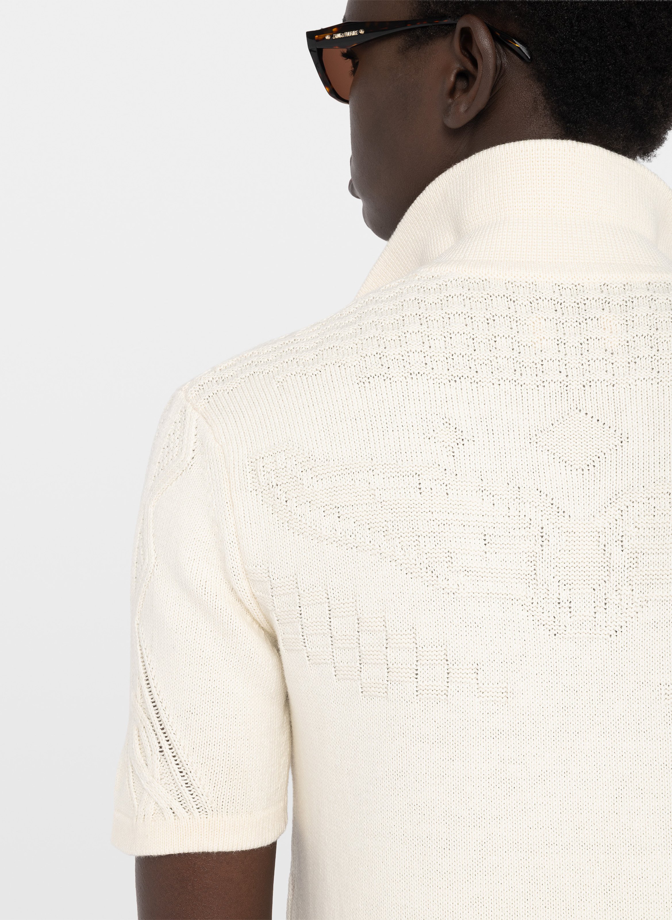 Short dress in cotton and wool blend ZADIG&VOLTAIRE Beige