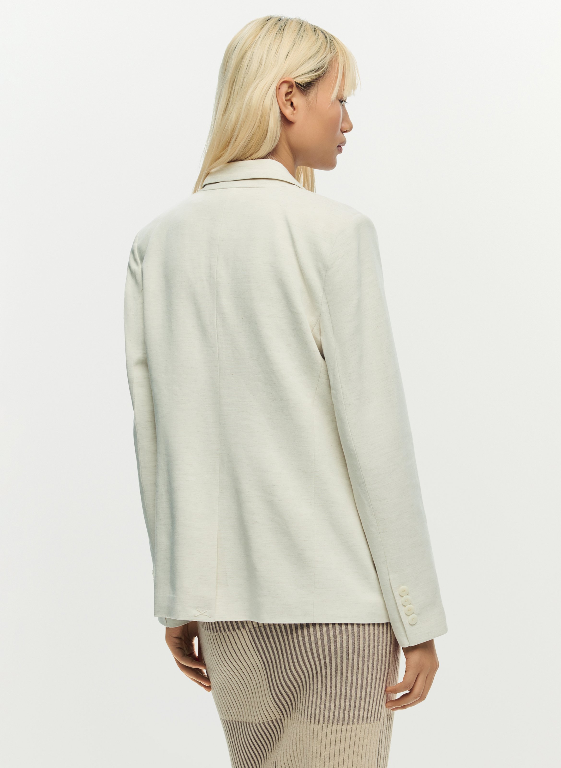 Veste de tailleur patchwork DESIGUAL Blanc