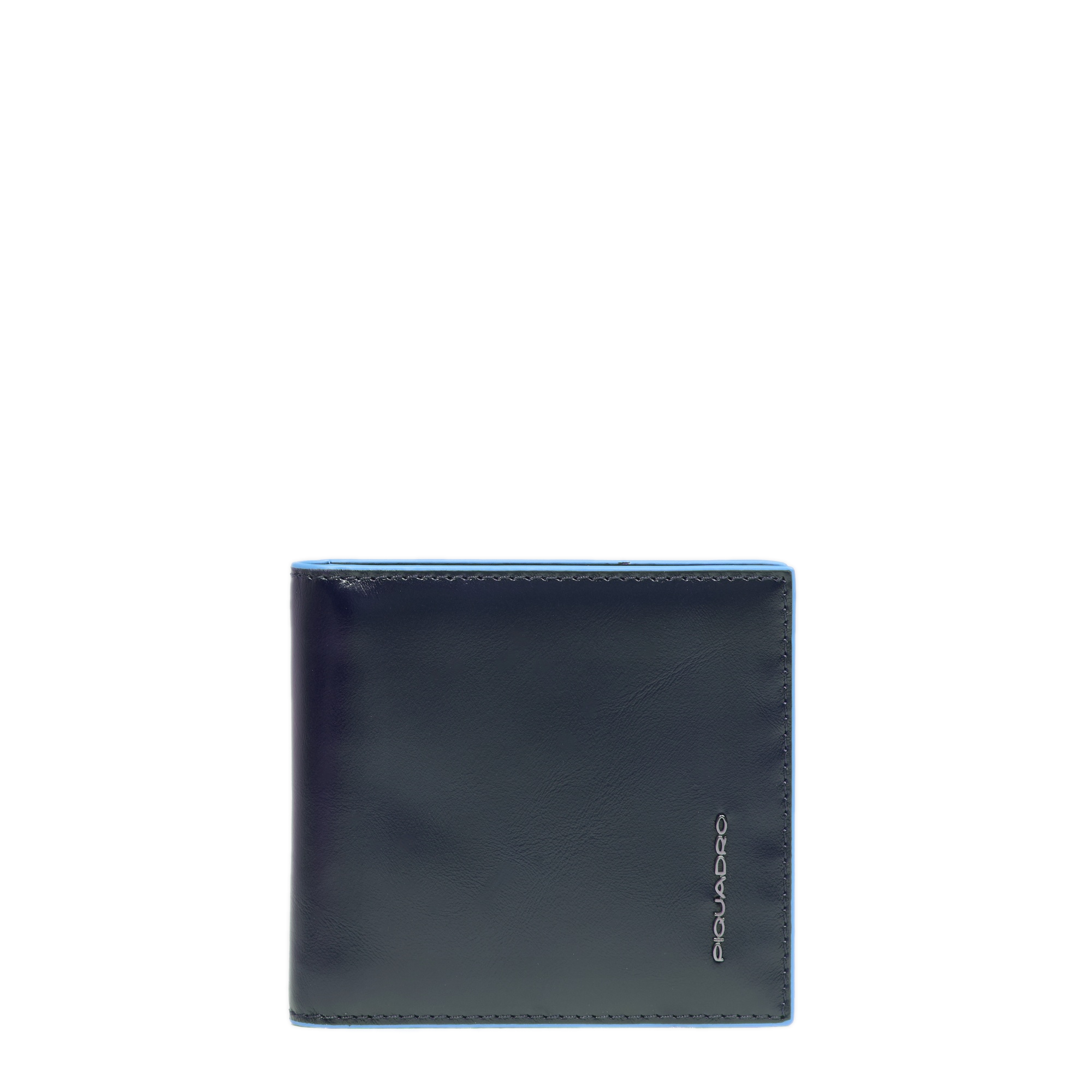 Men's wallet with money clip PIQUADRO Blue