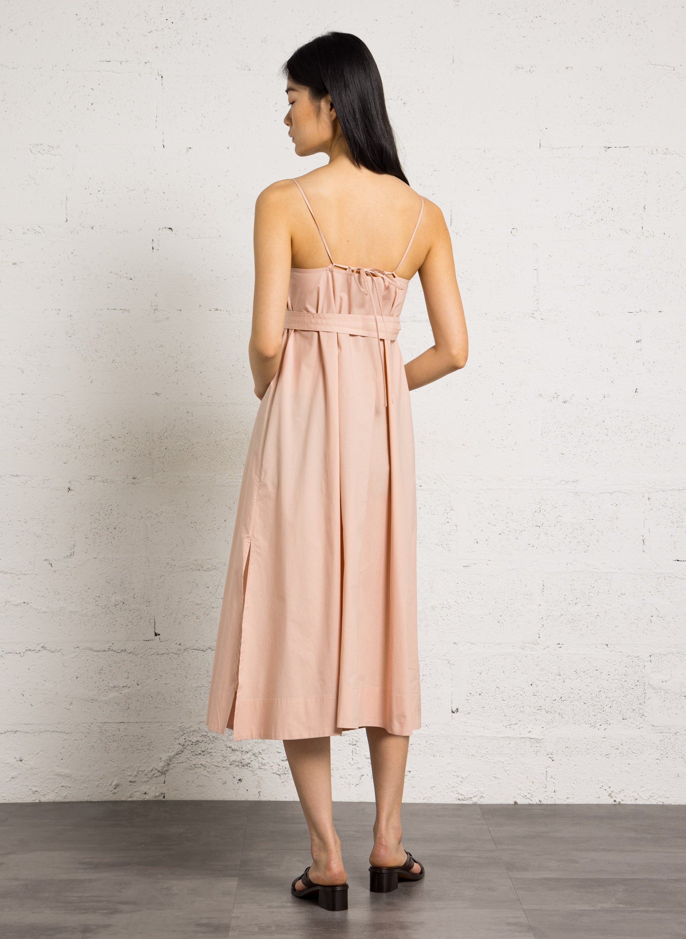 Robe midi en coton bio SOEUR Rose