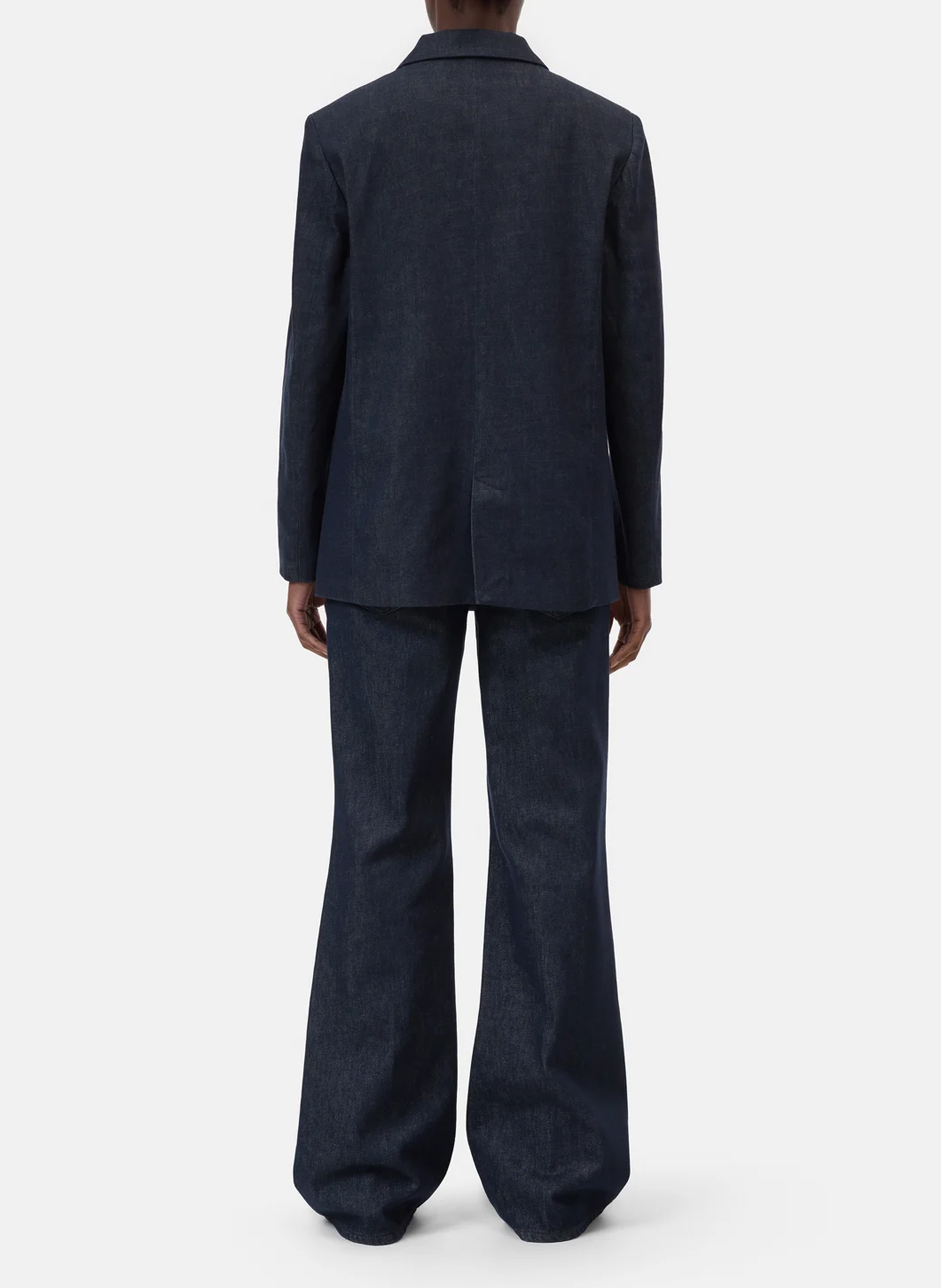 Blazer col tailleur en coton  CLOSED Bleu