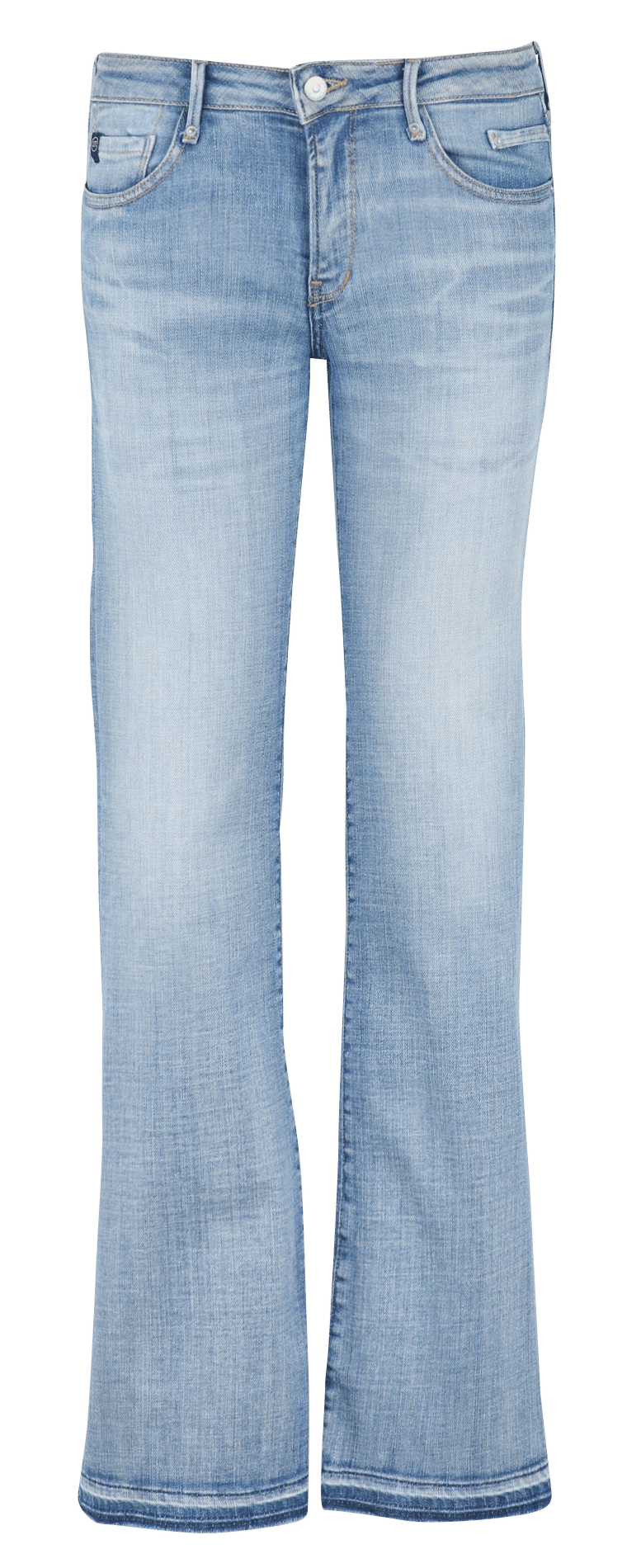 Faded flared jeans LE TEMPS DES CERISES Blue