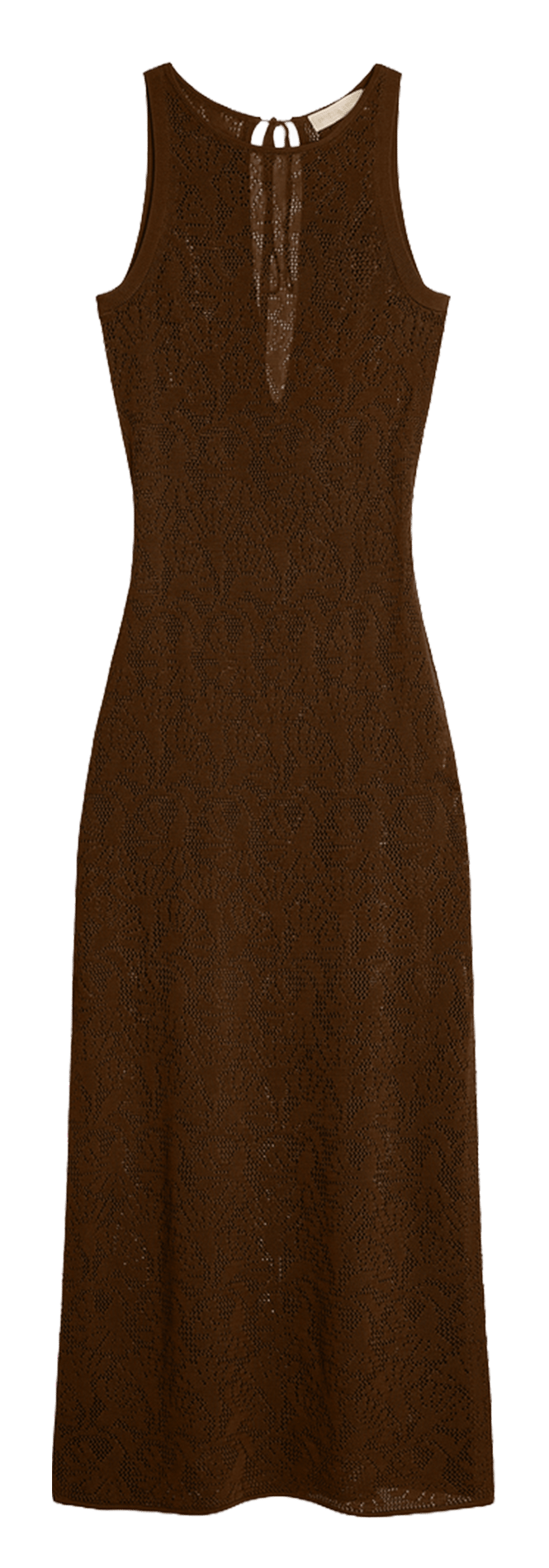Robe longue en coton VANESSA BRUNO Marron