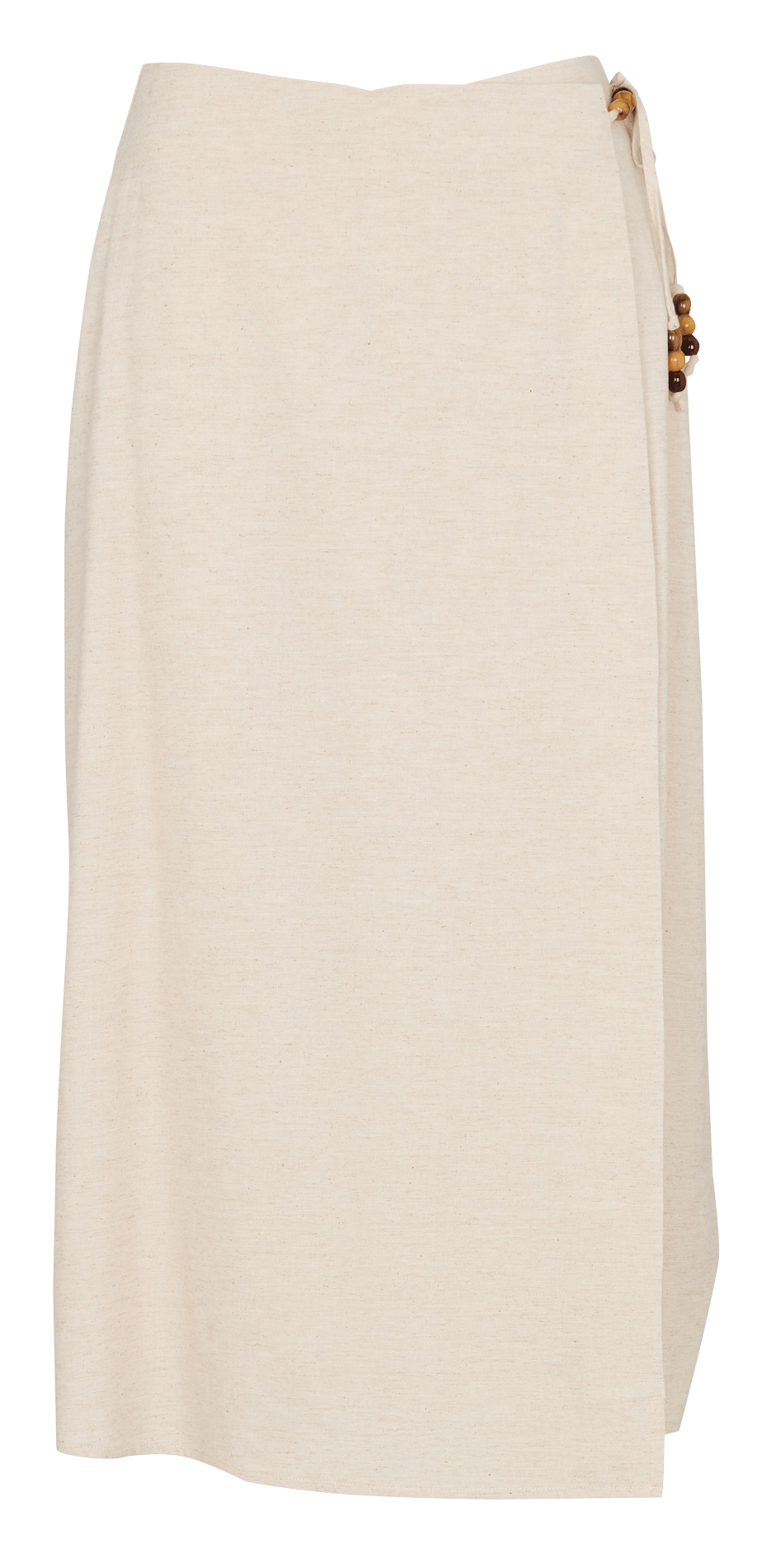 Midi wikkelrok met parels LA PETITE ETOILE Wit