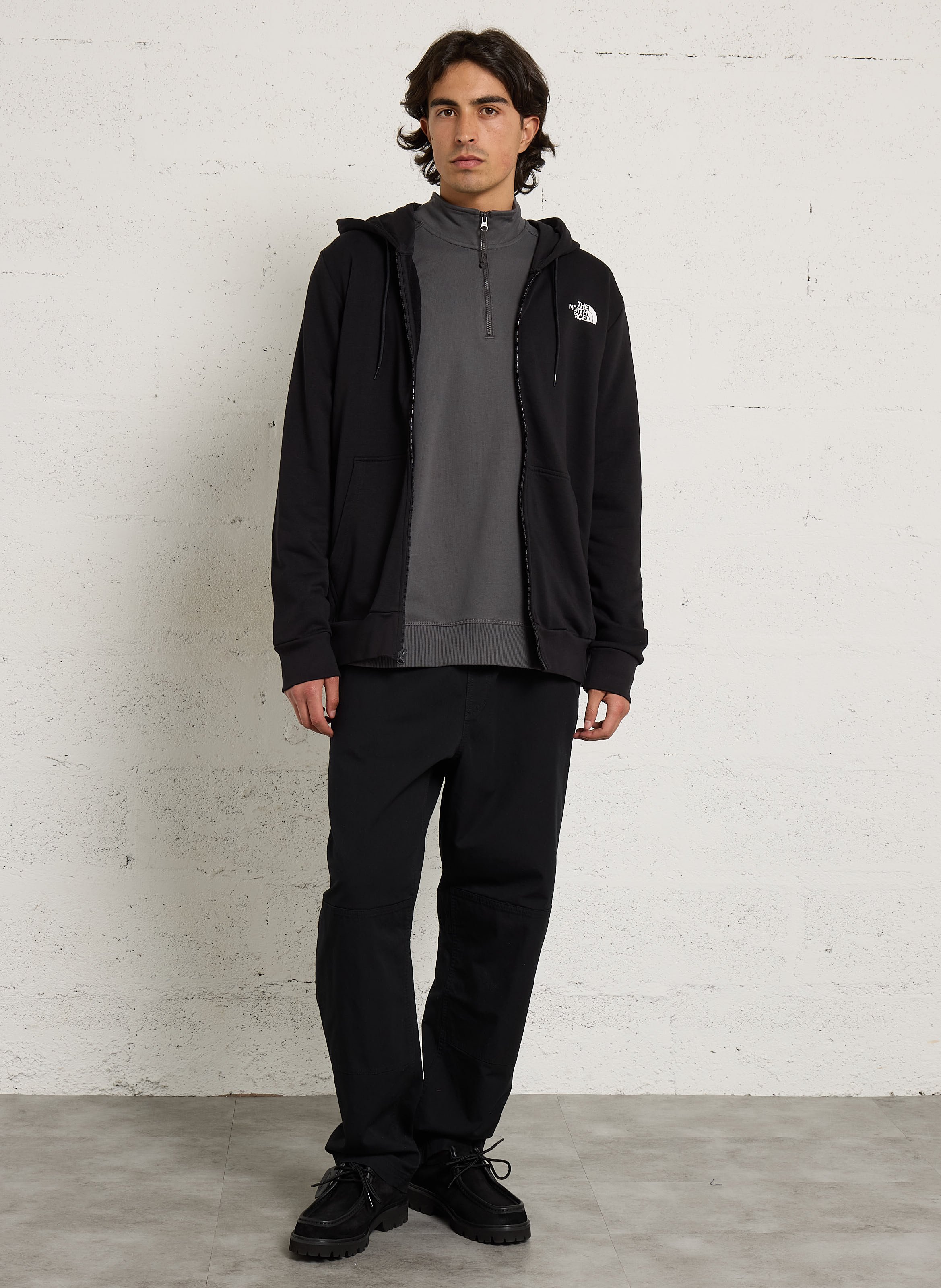 Pantalon ample en coton mélangé THE NORTH FACE Noir