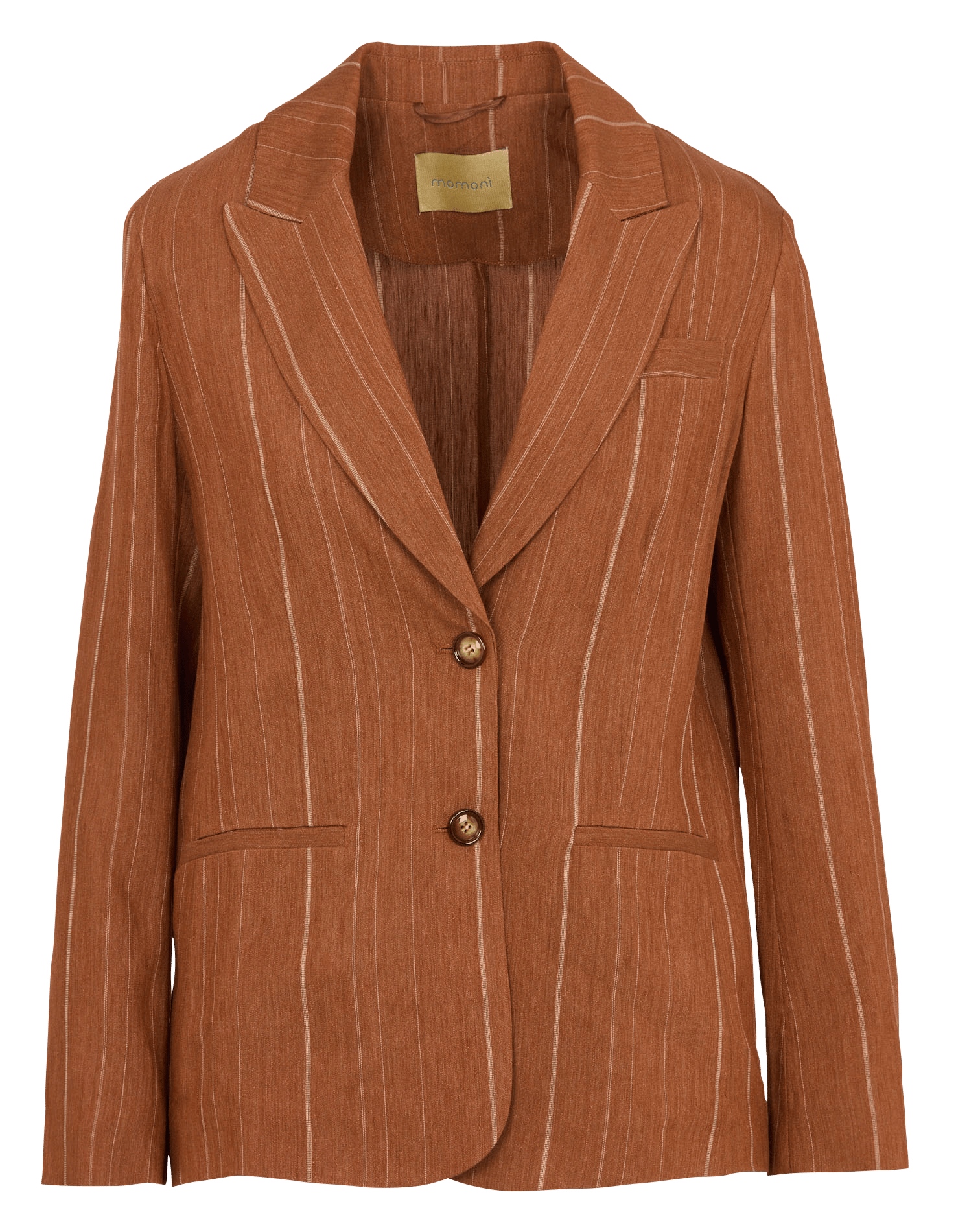 Veste de tailleur à rayures MOMONI Marron