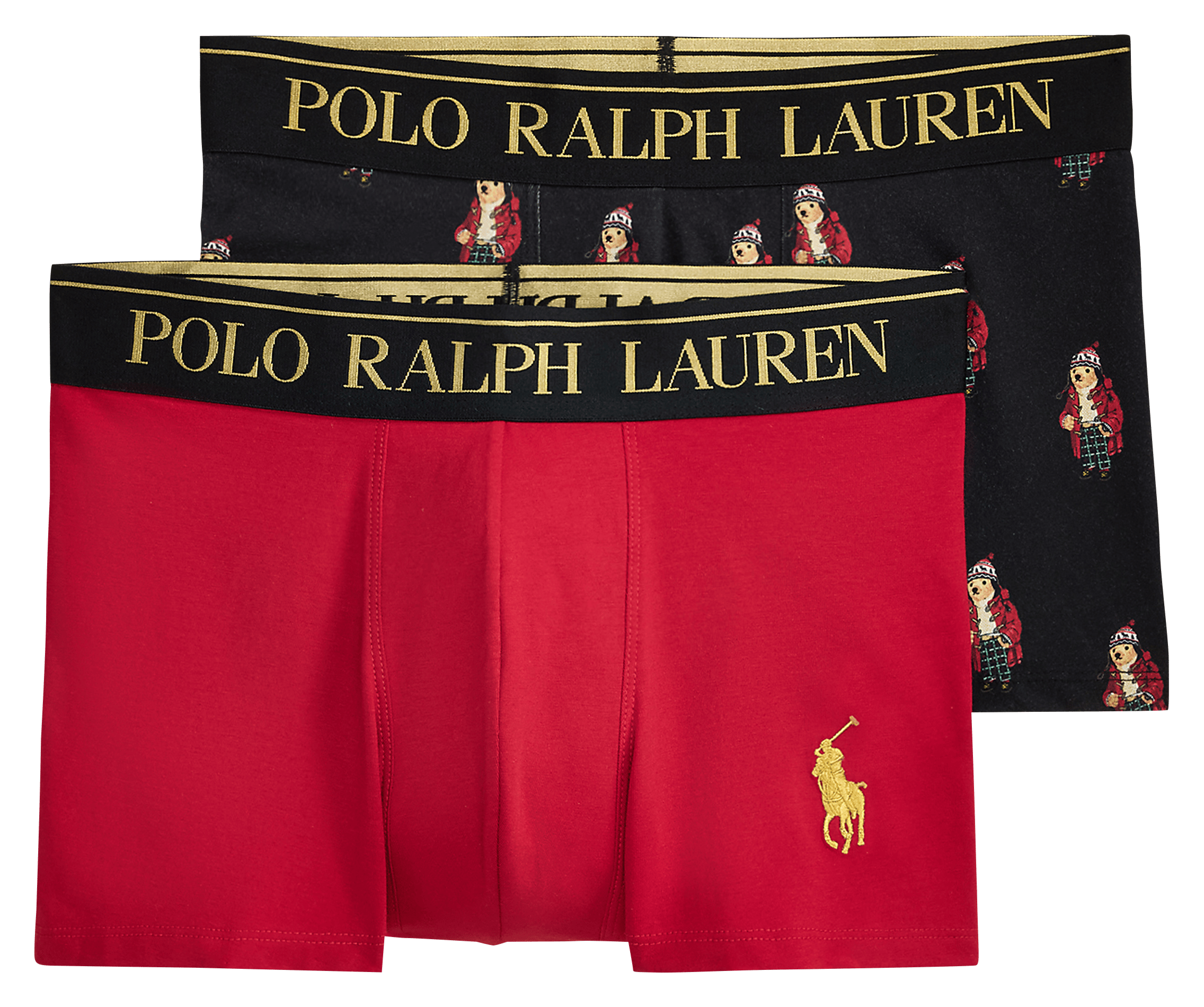 Set of mixed cotton boxers POLO RALPH LAUREN Red