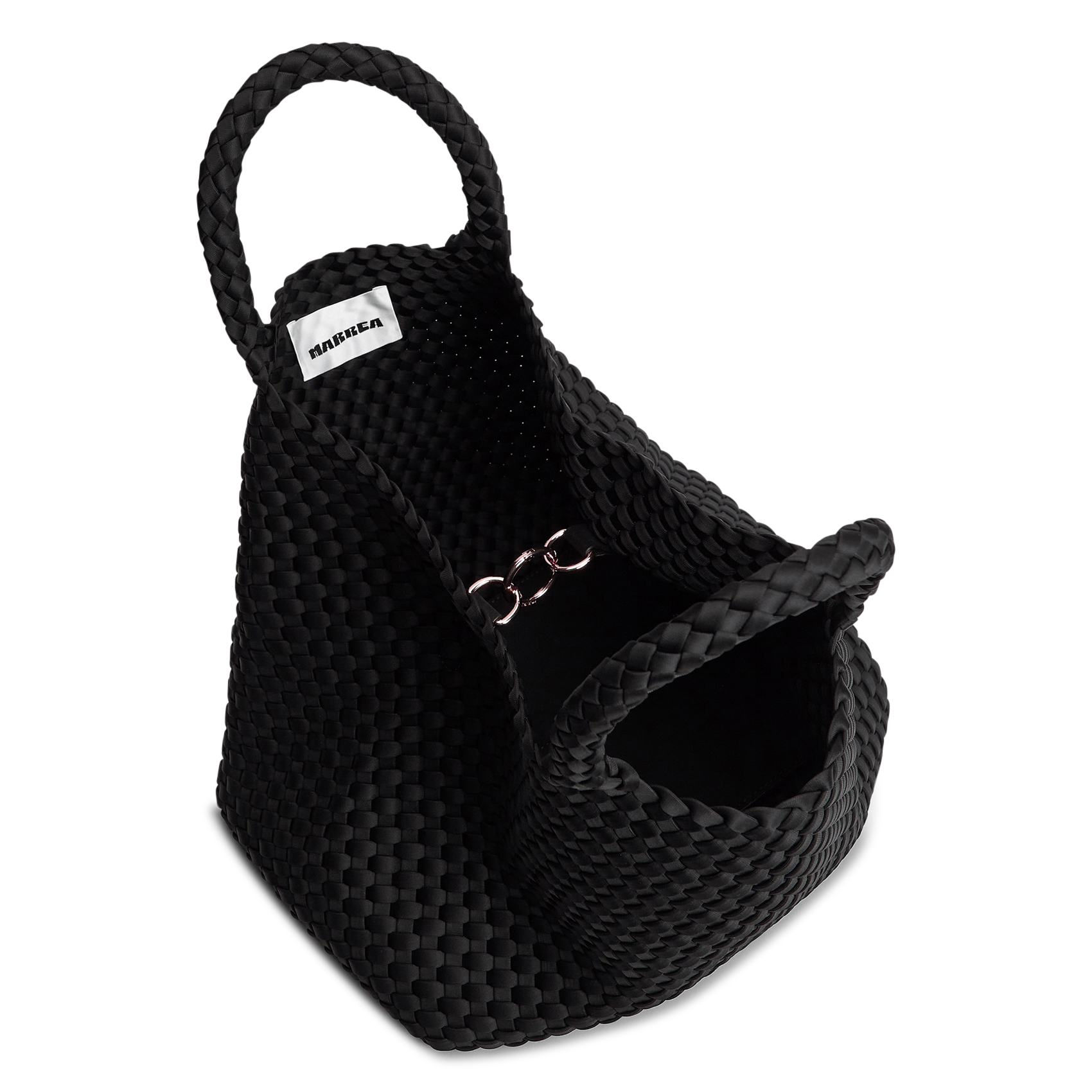 Geflochtene Handtasche MARREA Schwarz