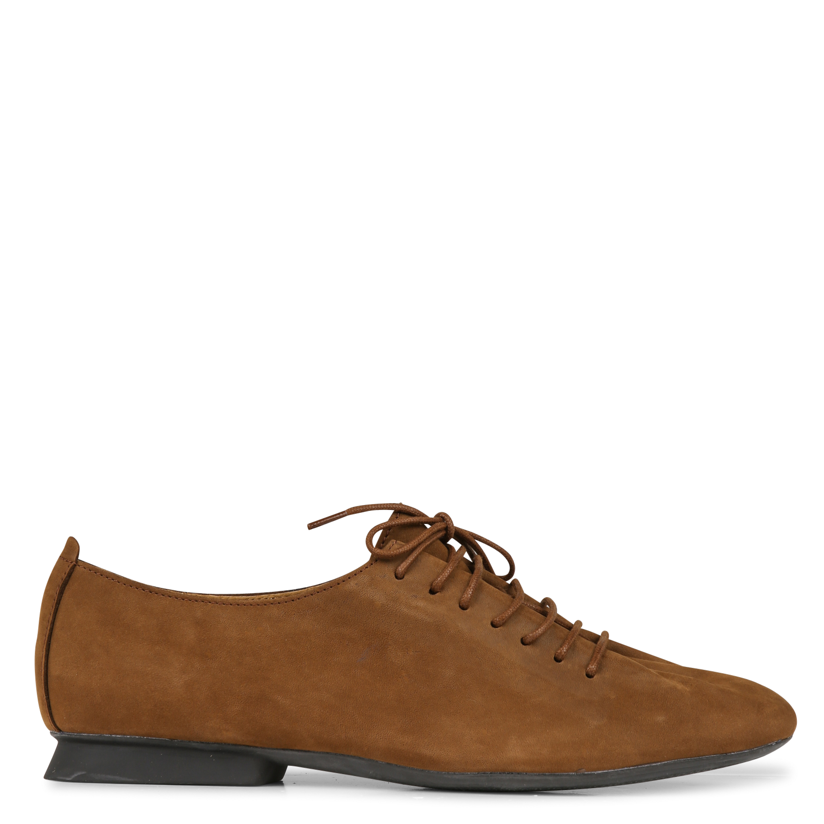 Chaussures plates à lacets en cuir CAMPER Marron