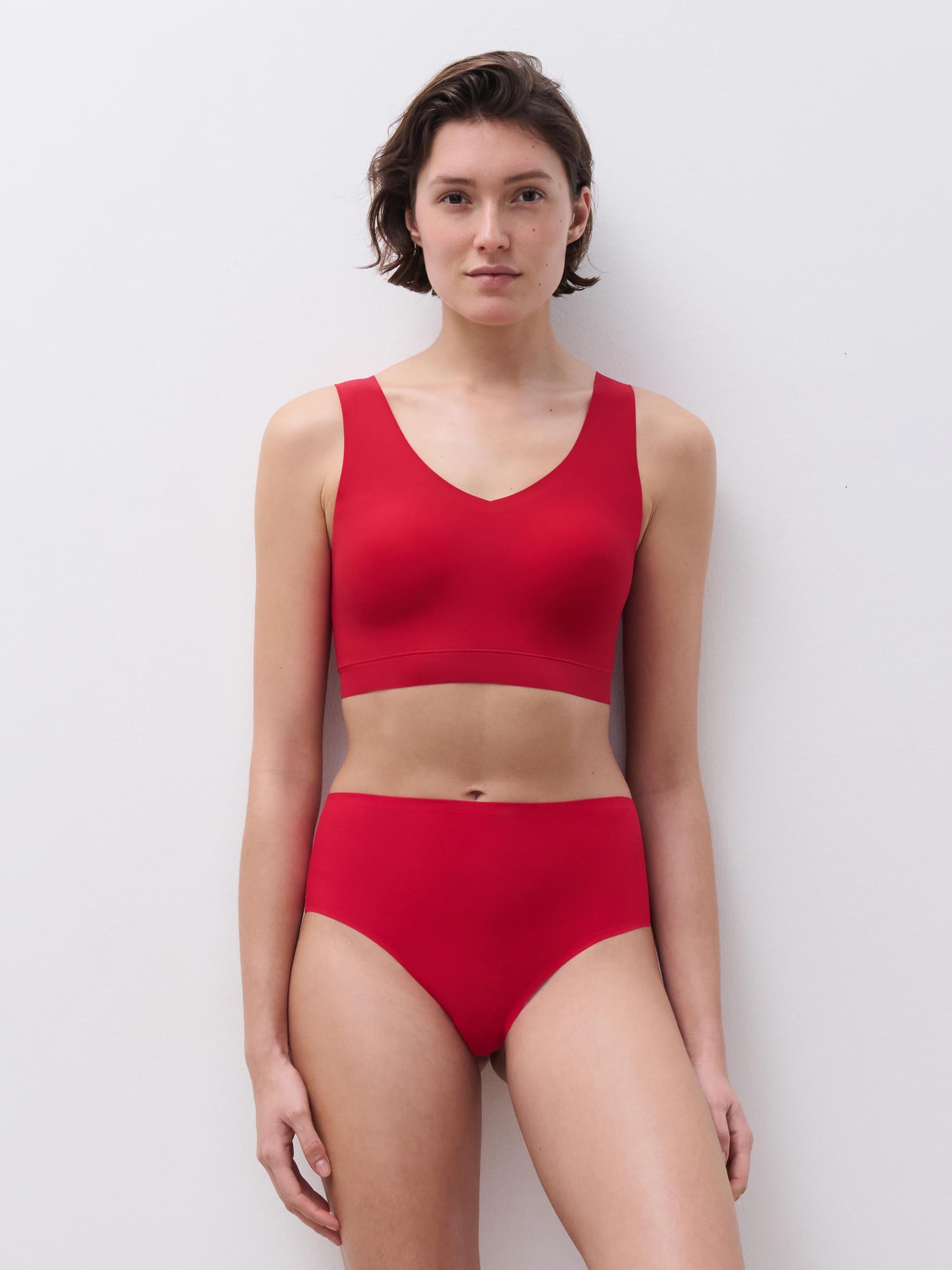 High-waisted G-string | Red CHANTELLE Women