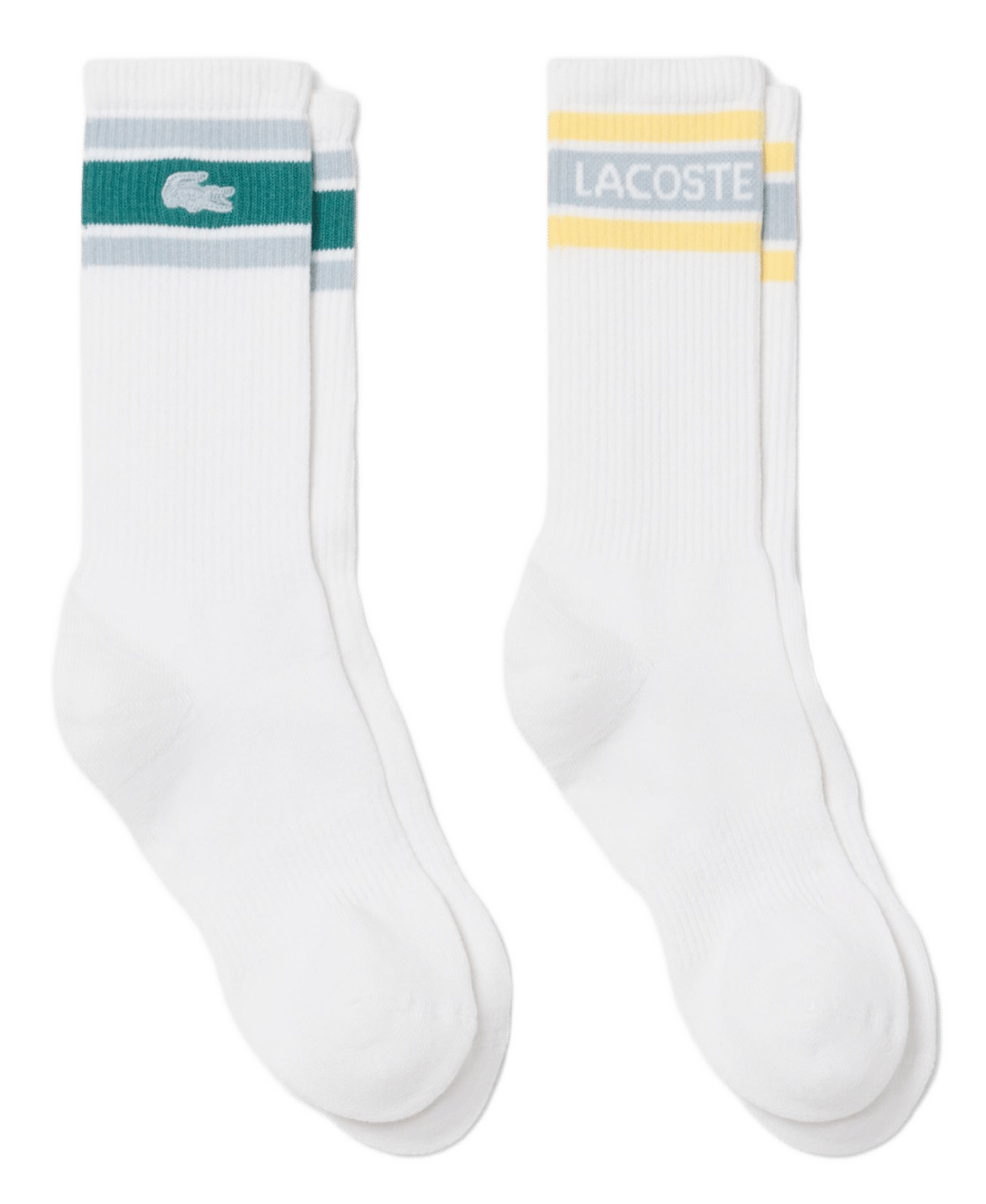 Pack of 2 pairs of cotton-blend socks LACOSTE White