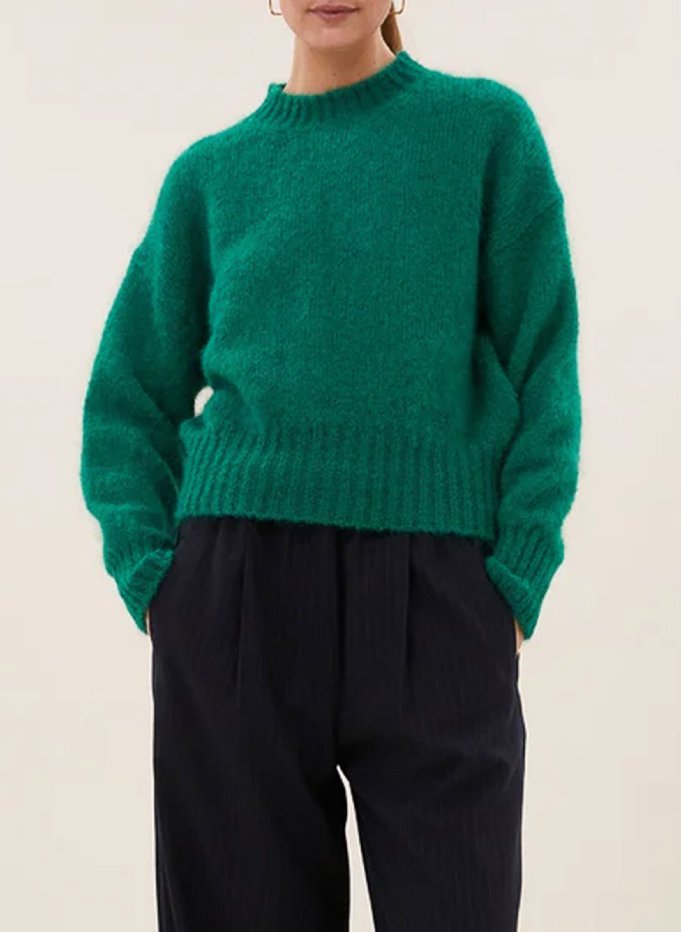Pull oversize en laine mélangée BY BAR