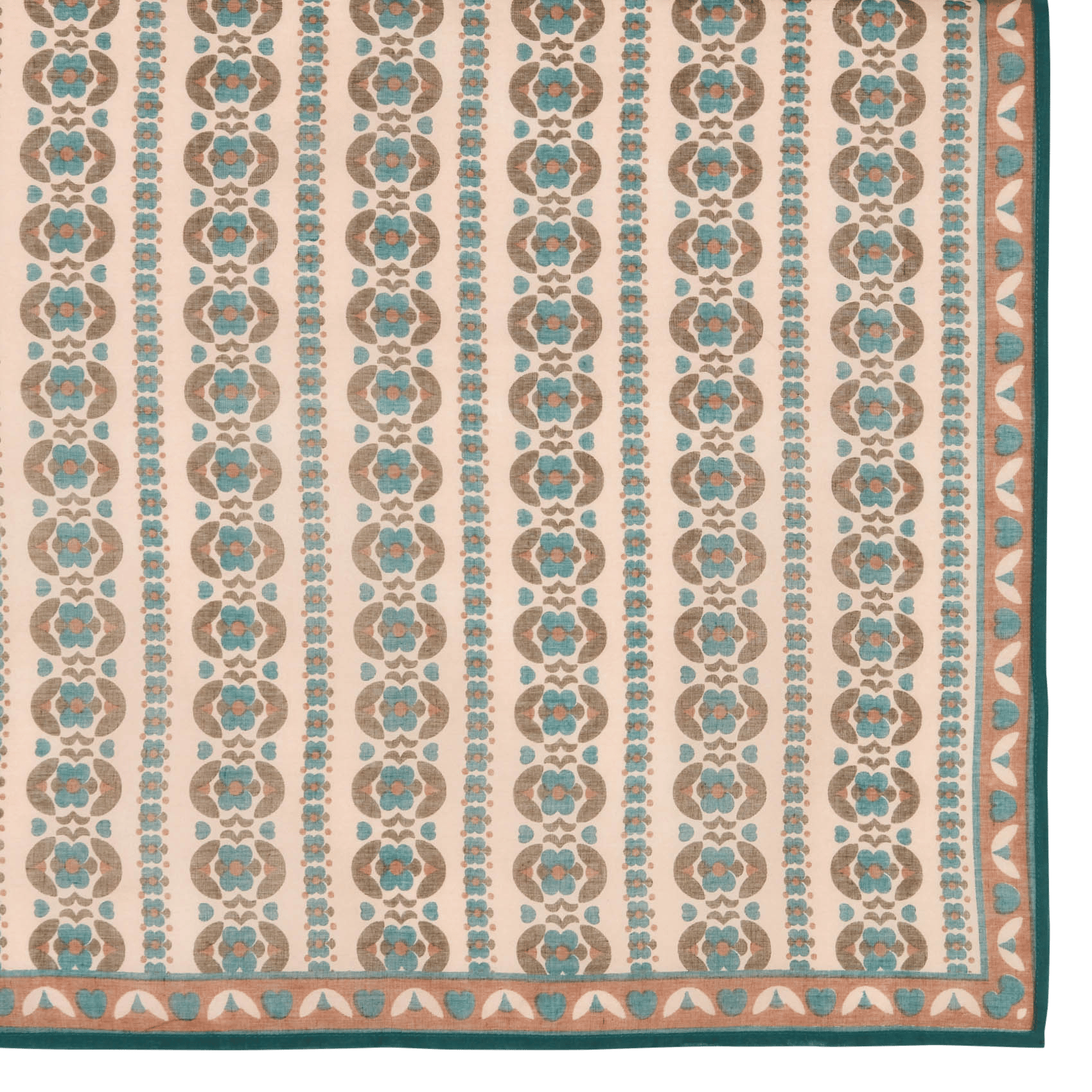 Katoenen foulard APACHES COLLECTIONS Groen