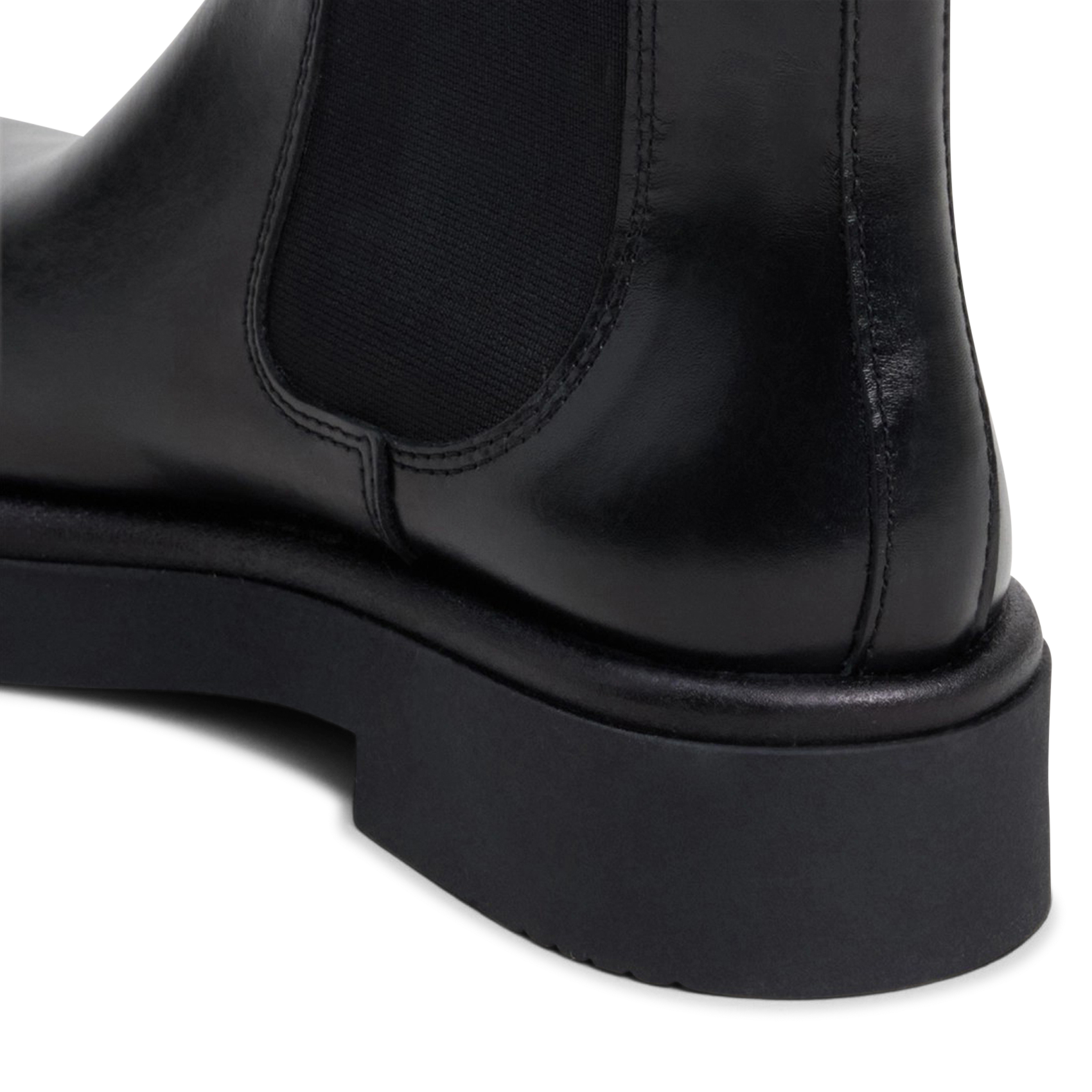 Chelsea-Boots aus Leder mit dicker Sohle JONAK Schwarz