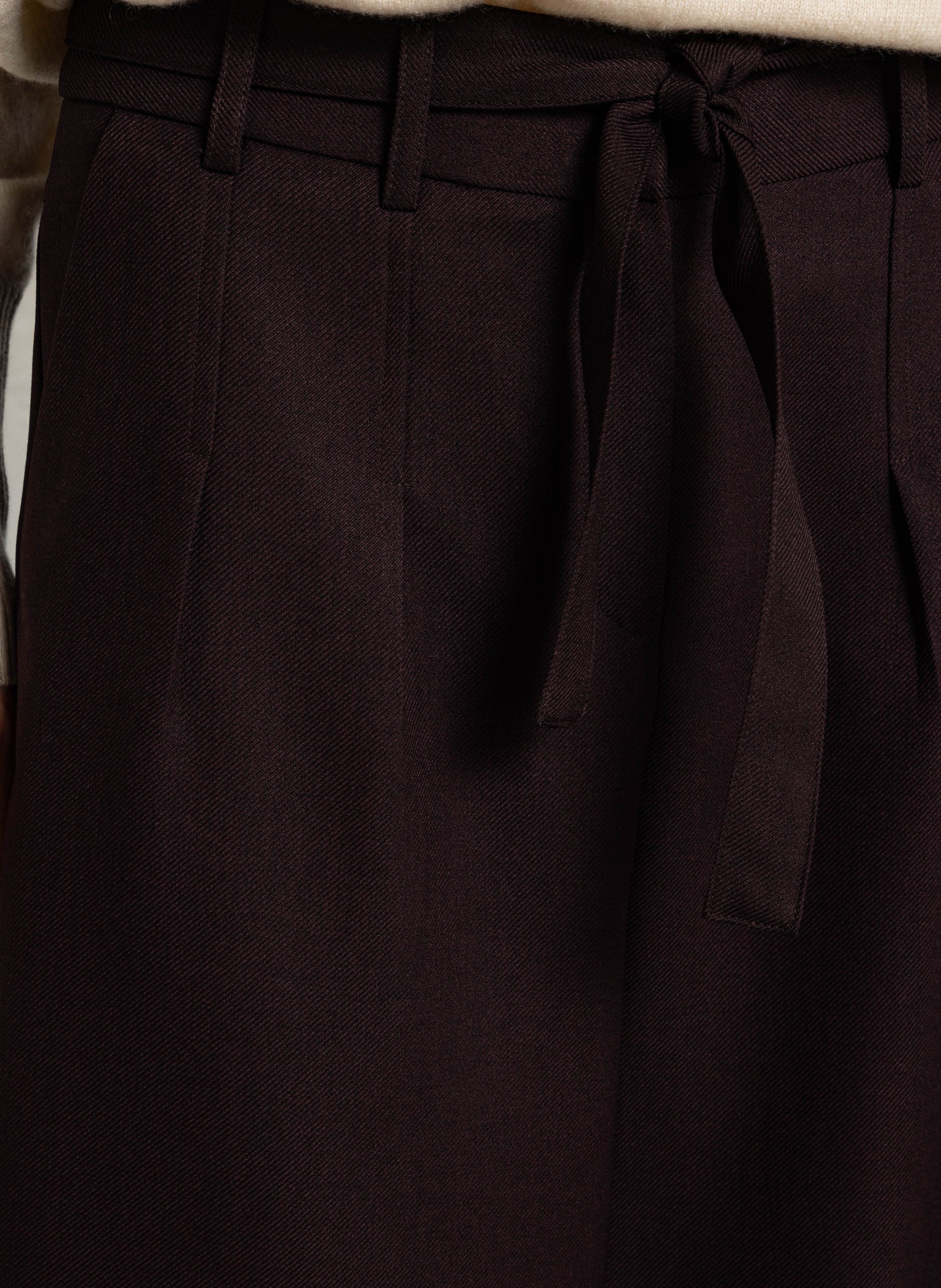Pantalon large taille haute MAISON 123 Violet