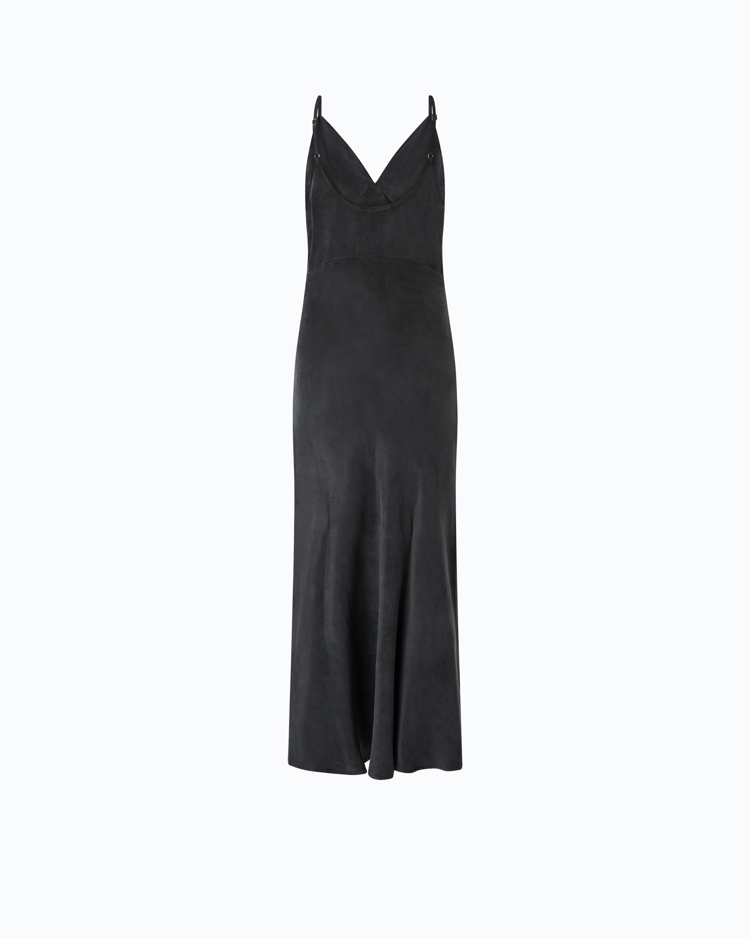 Robe longue nuisette avec logo love birds amovible PINKO Noir