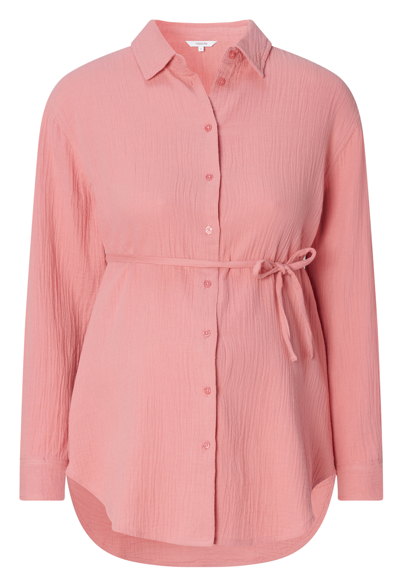 Cotton maternity blouse NOPPIES Pink