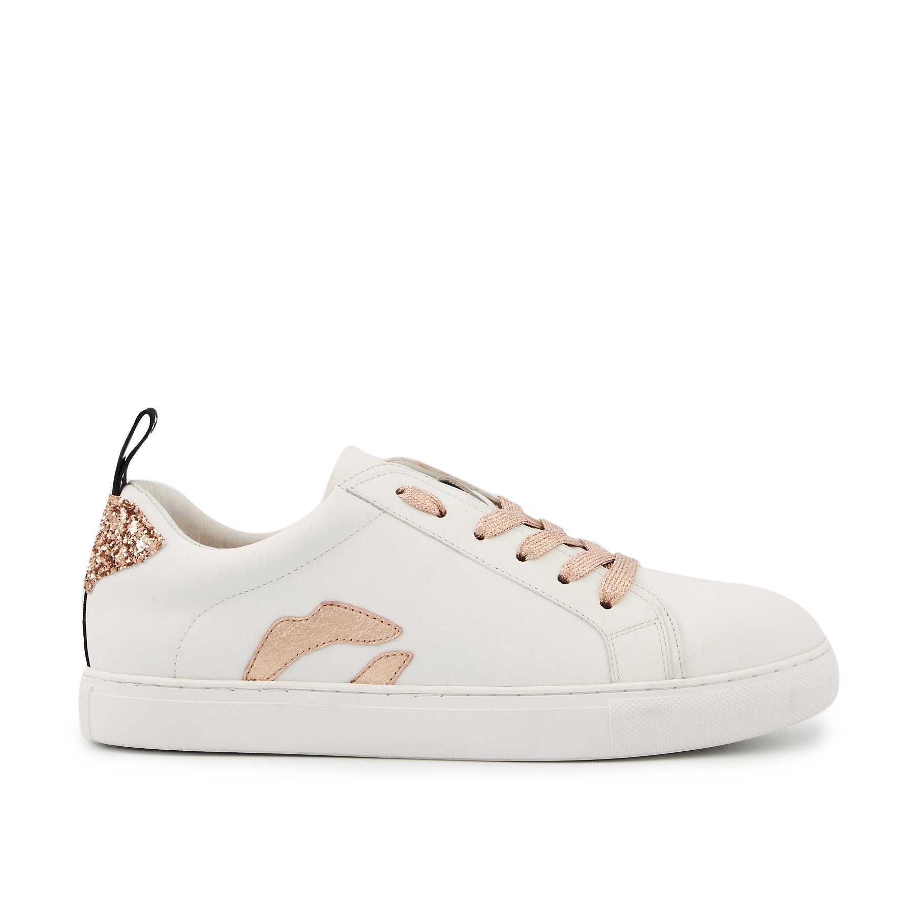 Leather sneakers BONS BAISERS PARIS White