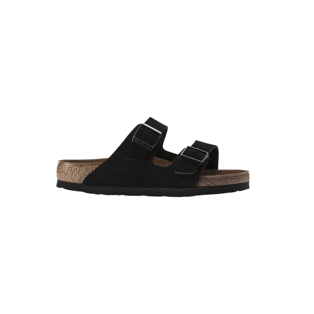 Faux leather sandals BIRKENSTOCK Black